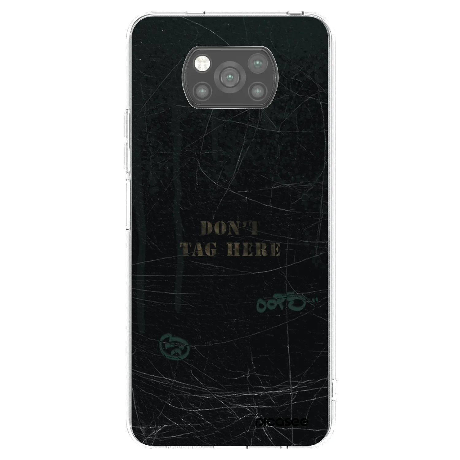 Picasee husă neagră din silicon pentru Xiaomi Poco X3 - DON´T TAG