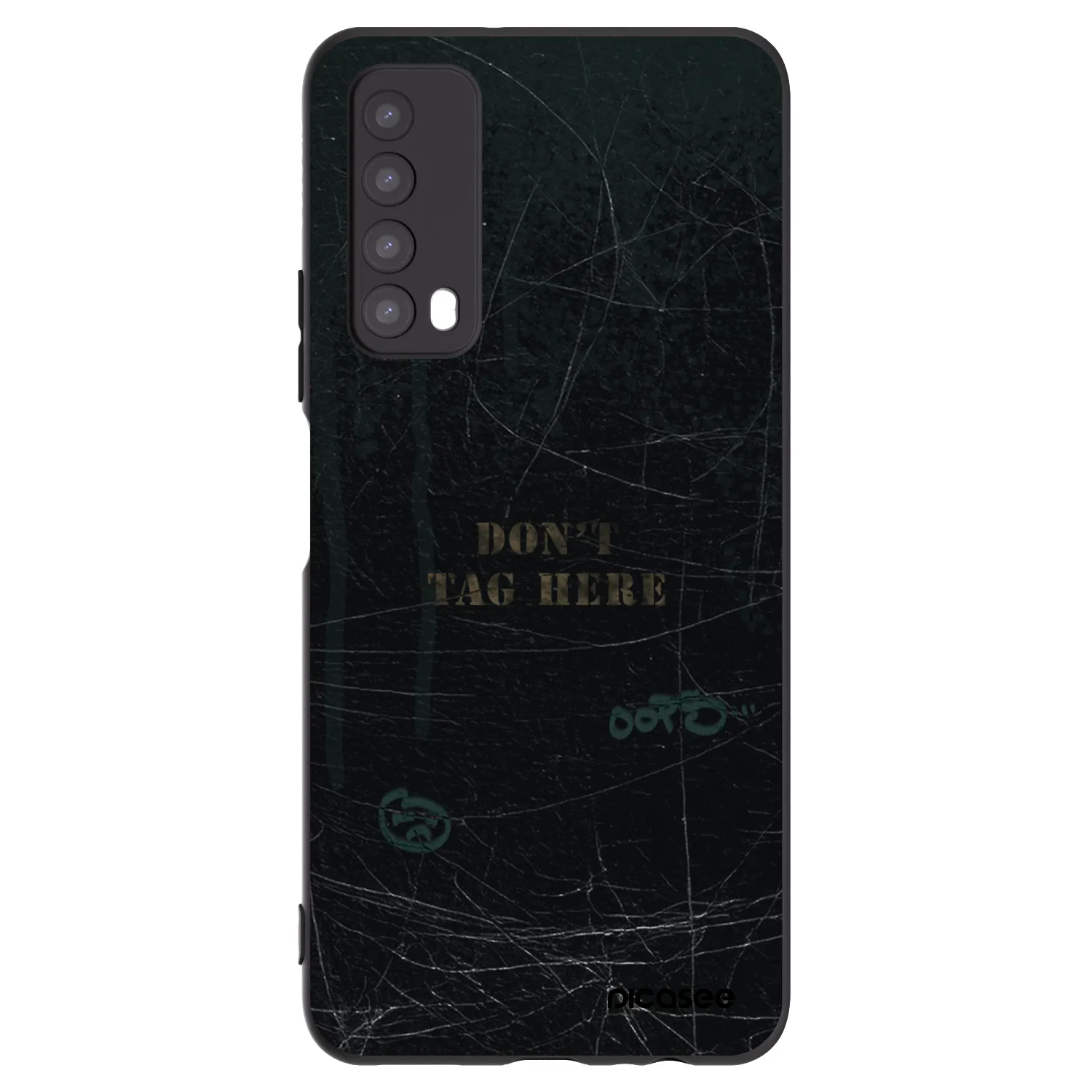 Picasee husă neagră din silicon pentru Huawei P Smart 2021 - DON´T TAG