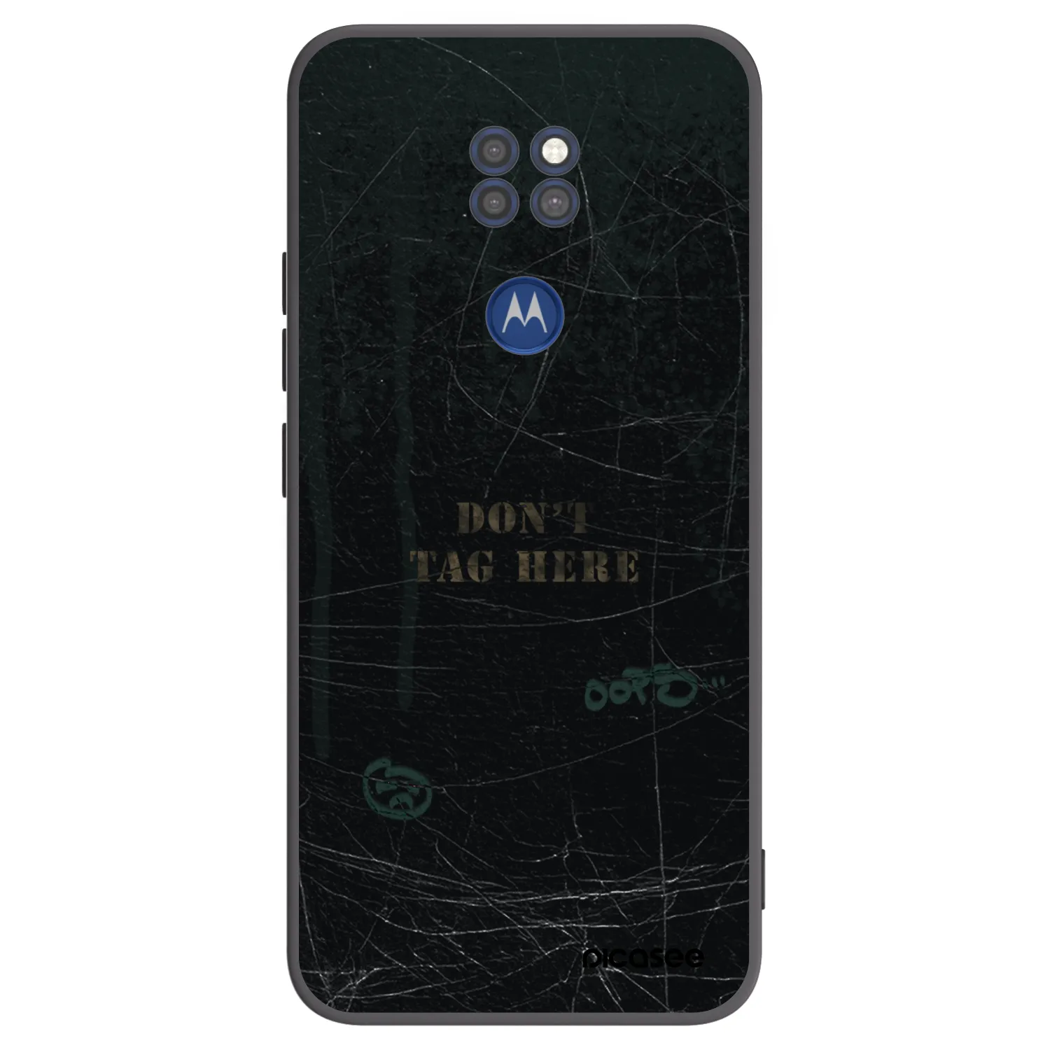 Picasee husă neagră din silicon pentru Motorola Moto G9 Play - DON´T TAG