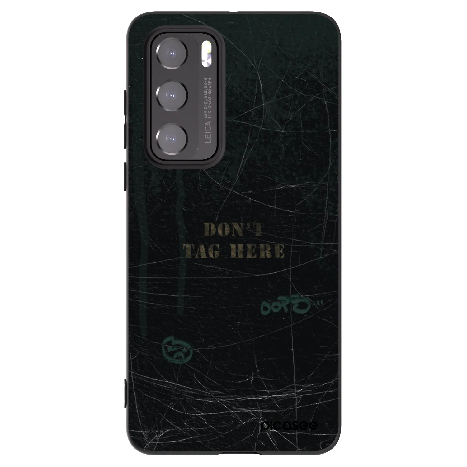 Picasee husă neagră din silicon pentru Huawei P40 - DON´T TAG
