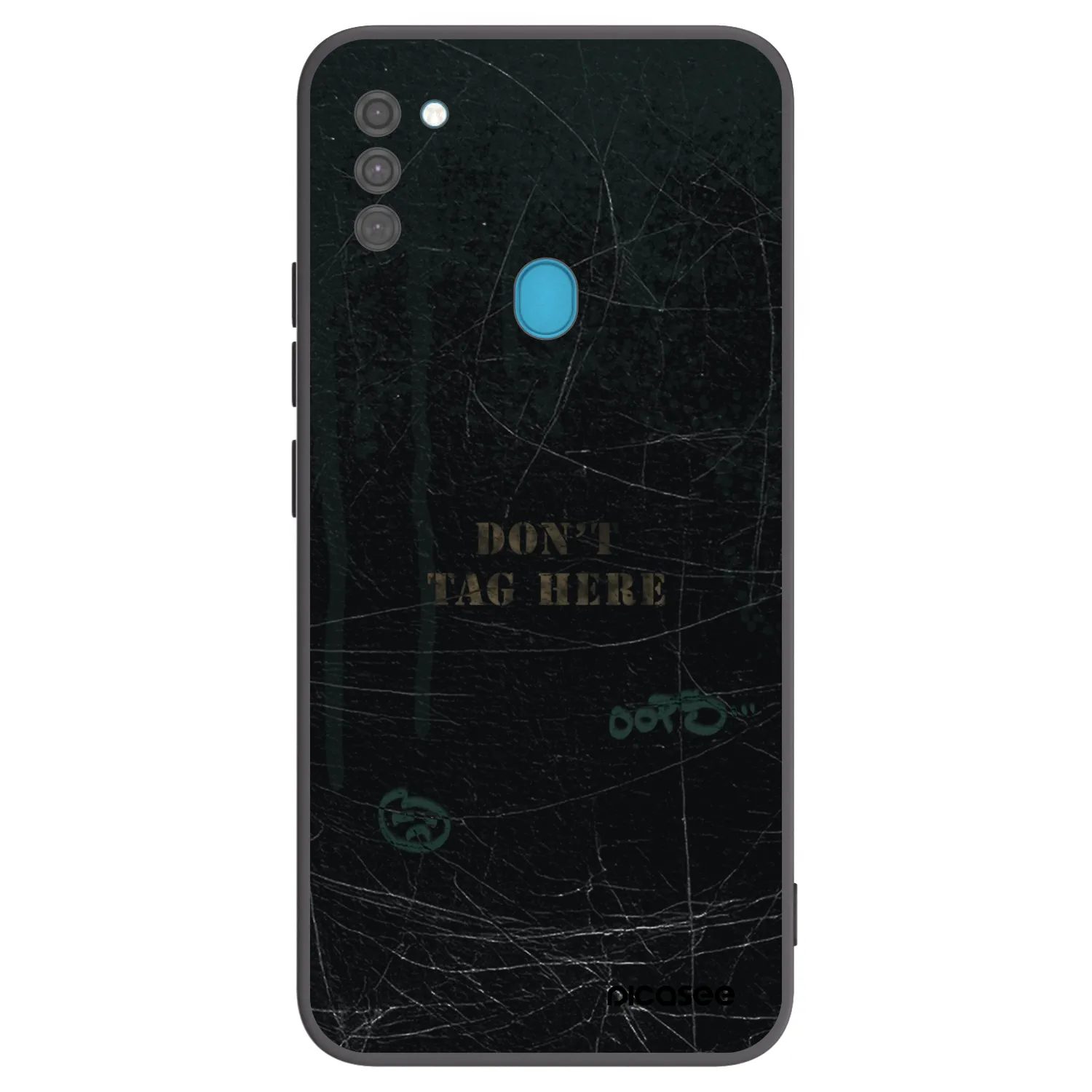 Picasee husă neagră din silicon pentru Samsung Galaxy M11 - DON´T TAG