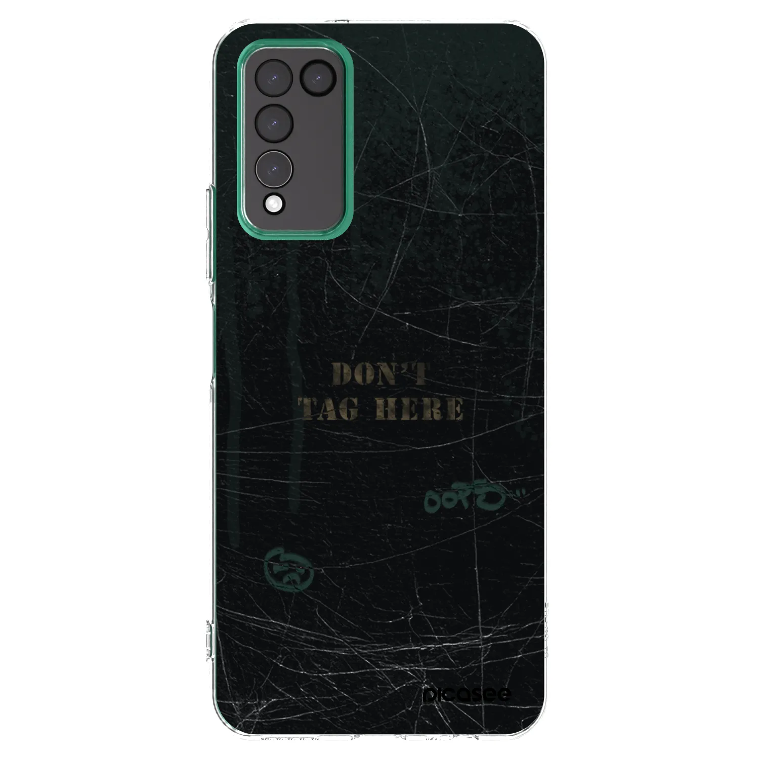 Picasee husă transparentă din silicon pentru Honor 10X Lite - DON´T TAG