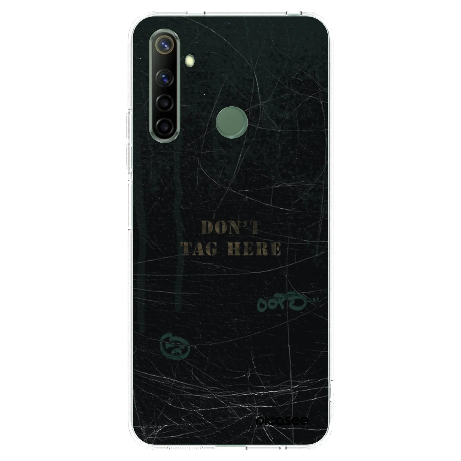 Picasee husă transparentă din silicon pentru Realme 6i - DON´T TAG
