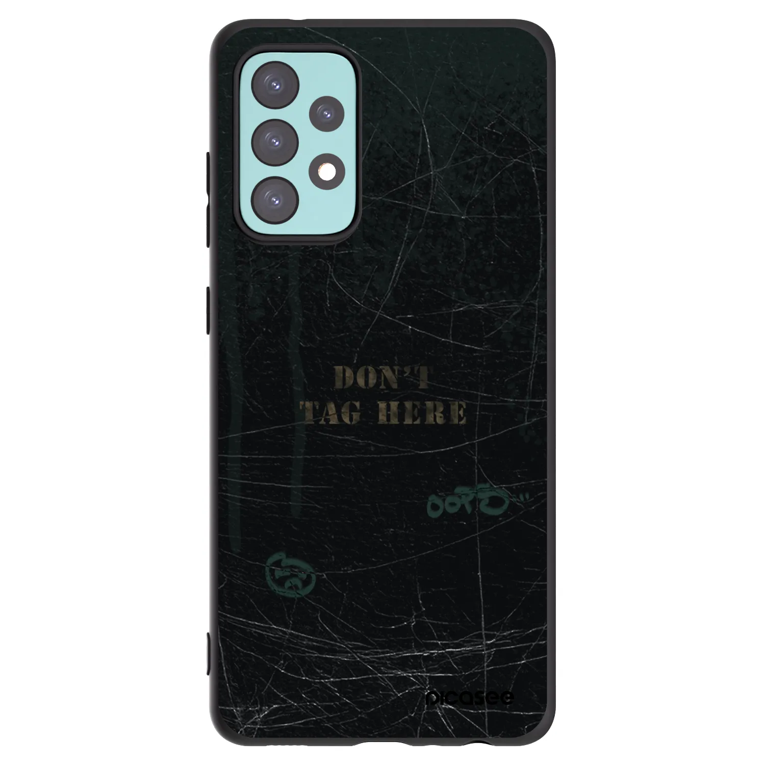Picasee husă neagră din silicon pentru Samsung Galaxy A72 A725F - DON´T TAG