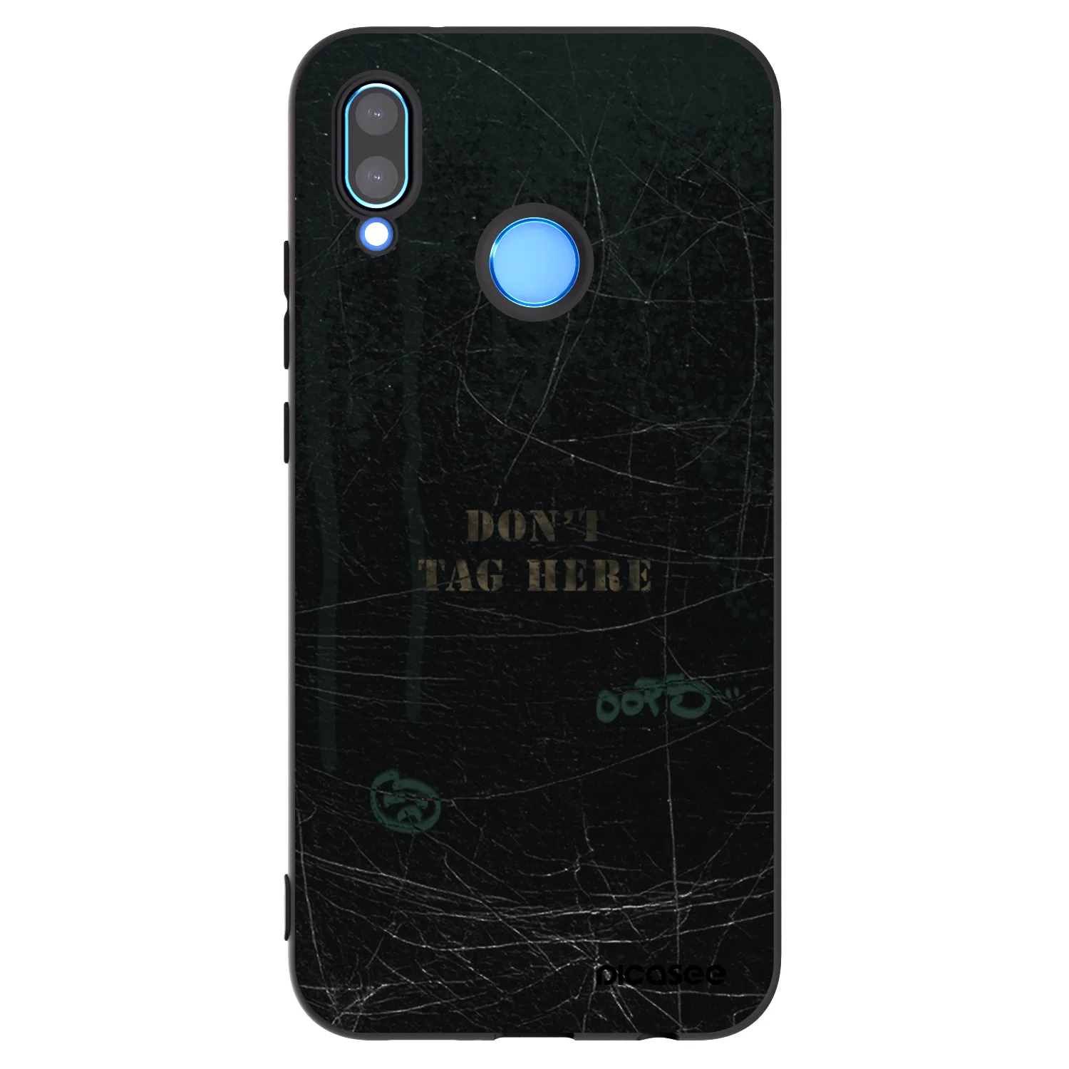 Picasee husă neagră din silicon pentru Huawei P20 Lite - DON´T TAG