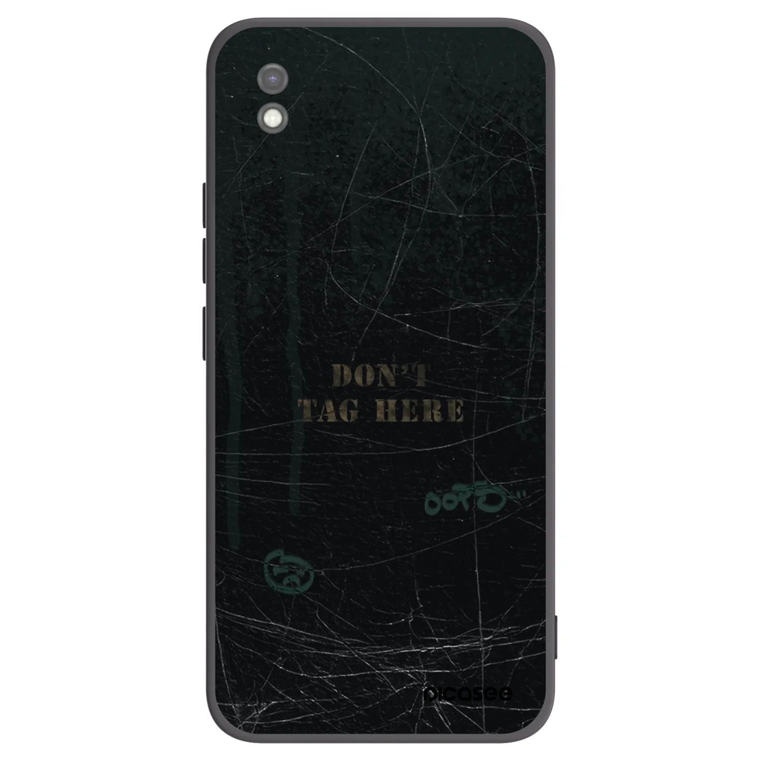 Picasee husă neagră din silicon pentru Xiaomi Redmi 9AT - DON´T TAG