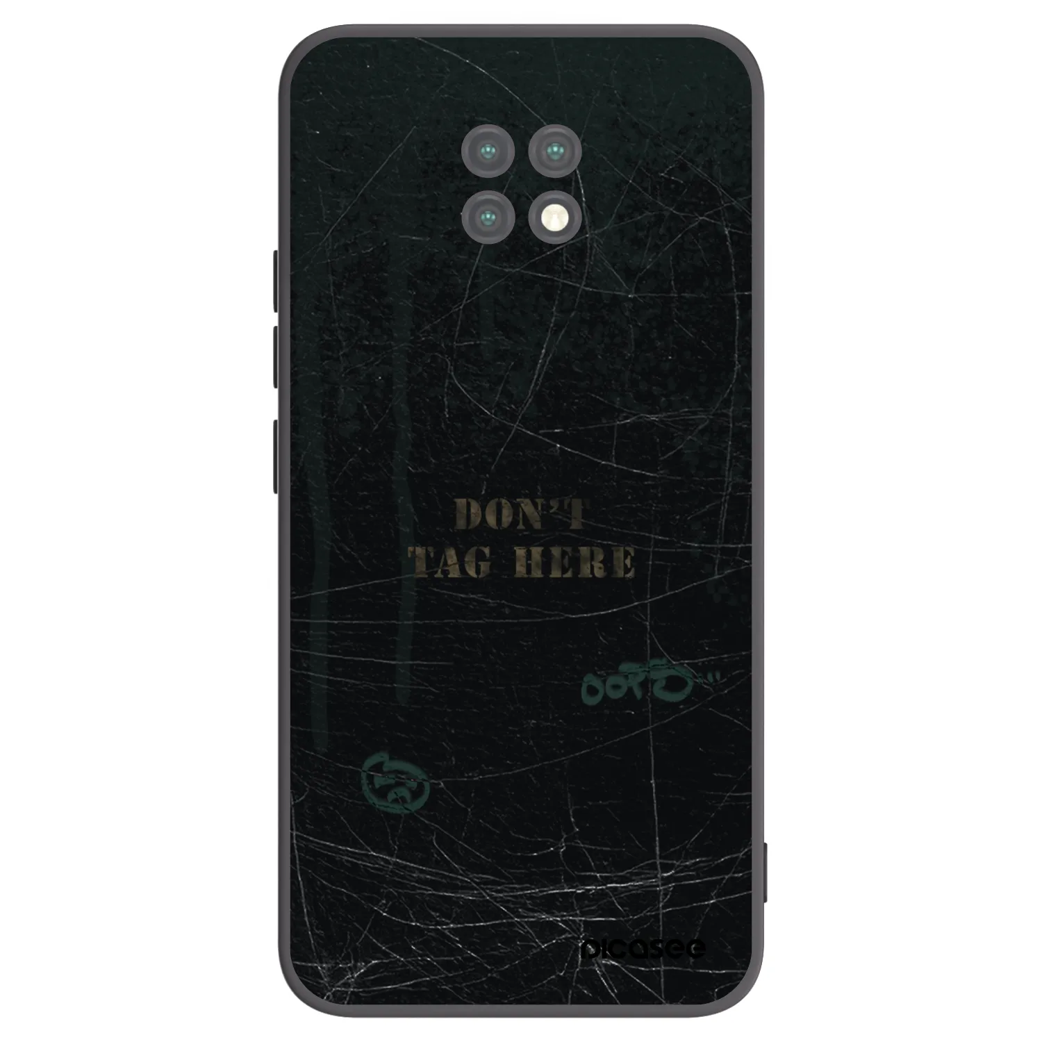 Picasee husă neagră din silicon pentru Xiaomi Redmi Note 9T - DON´T TAG