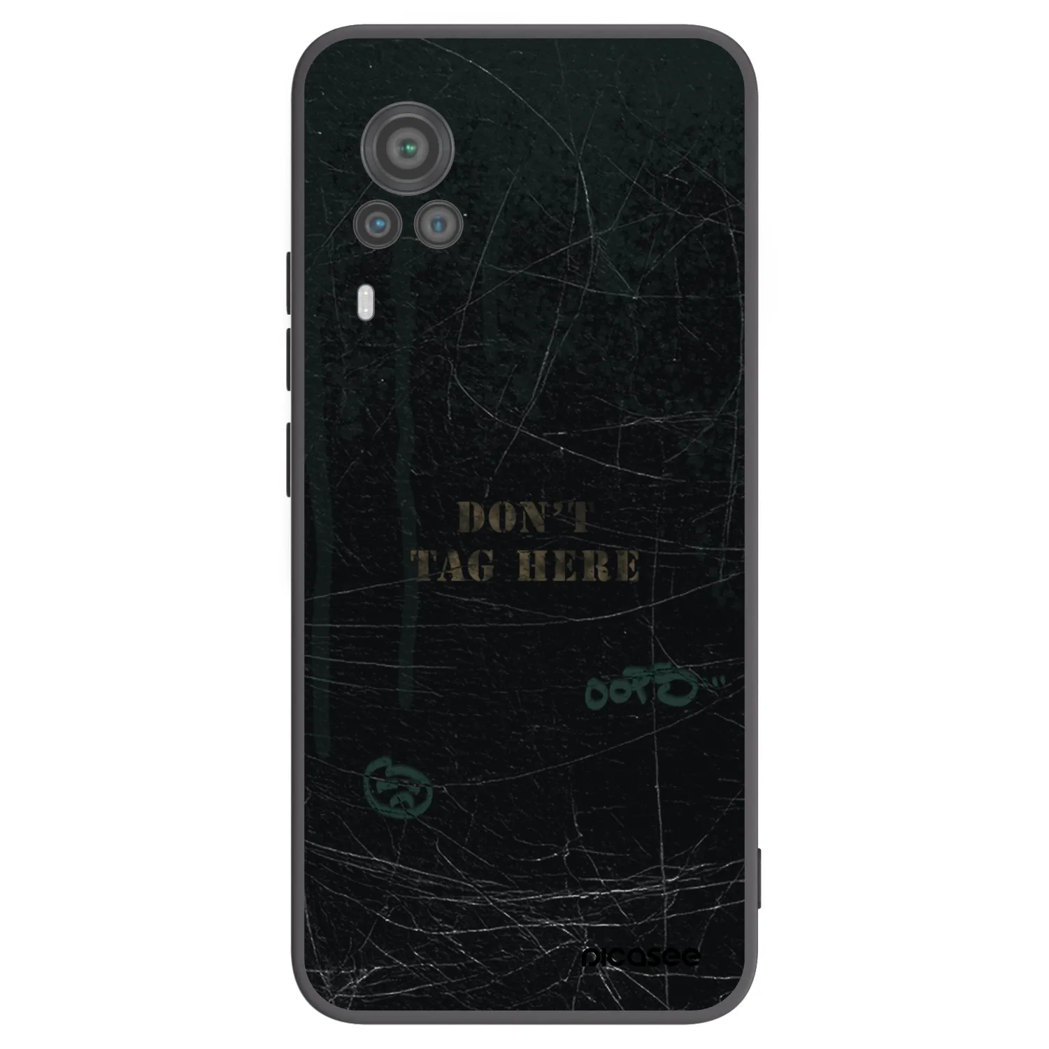 Picasee husă neagră din silicon pentru Vivo X60 Pro 5G - DON´T TAG