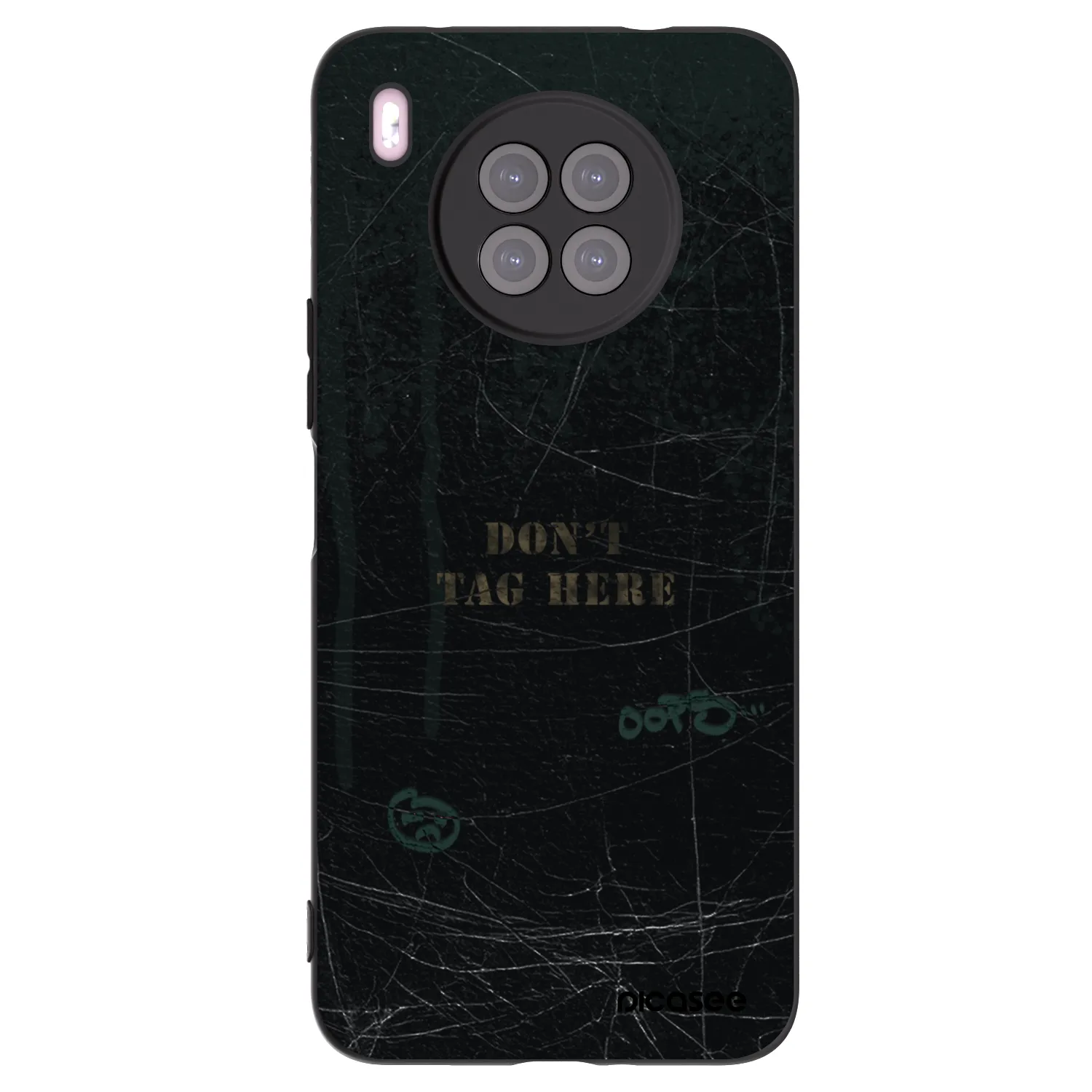 Picasee husă neagră din silicon pentru Huawei Nova 8i - DON´T TAG