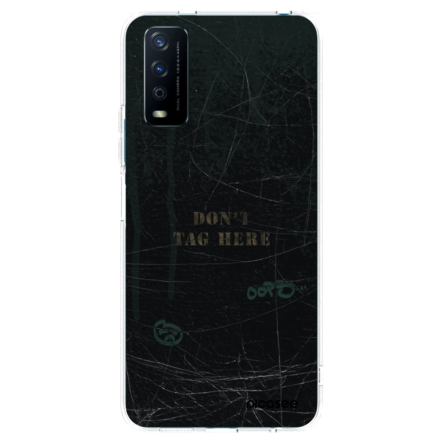 Picasee husă transparentă din silicon pentru Vivo Y11s - DON´T TAG