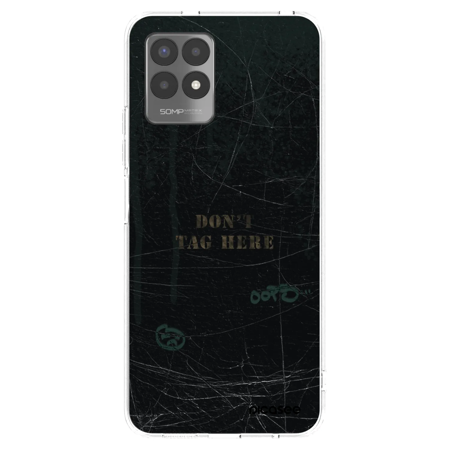 Picasee husă transparentă din silicon pentru Realme 8i - DON´T TAG