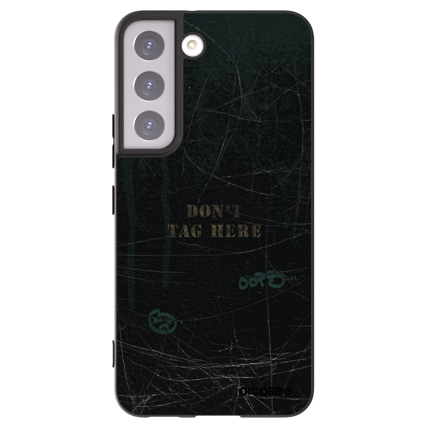 Picasee husă neagră din silicon pentru Samsung Galaxy S22 5G - DON´T TAG