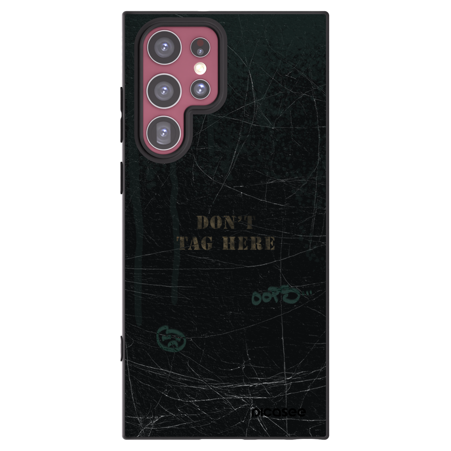 Picasee husă neagră din silicon pentru Samsung Galaxy S22 Ultra 5G - DON´T TAG