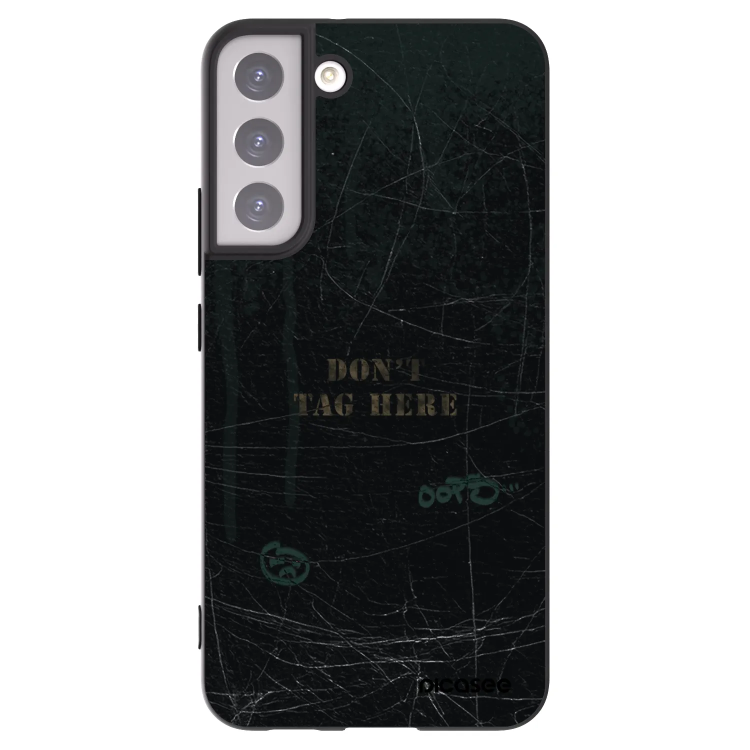 Picasee husă neagră din silicon pentru Samsung Galaxy S22+ 5G - DON´T TAG