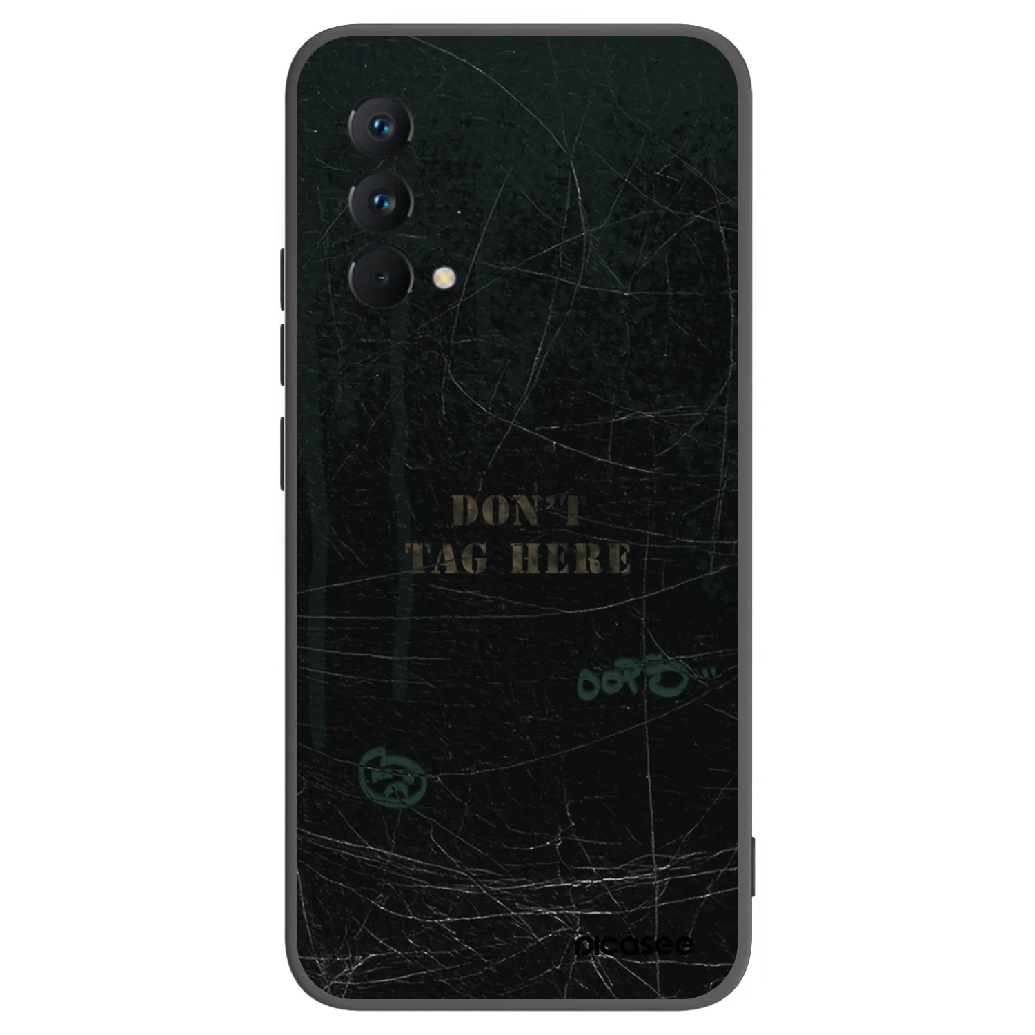 Picasee husă neagră din silicon pentru Realme GT Master Edition 5G - DON´T TAG
