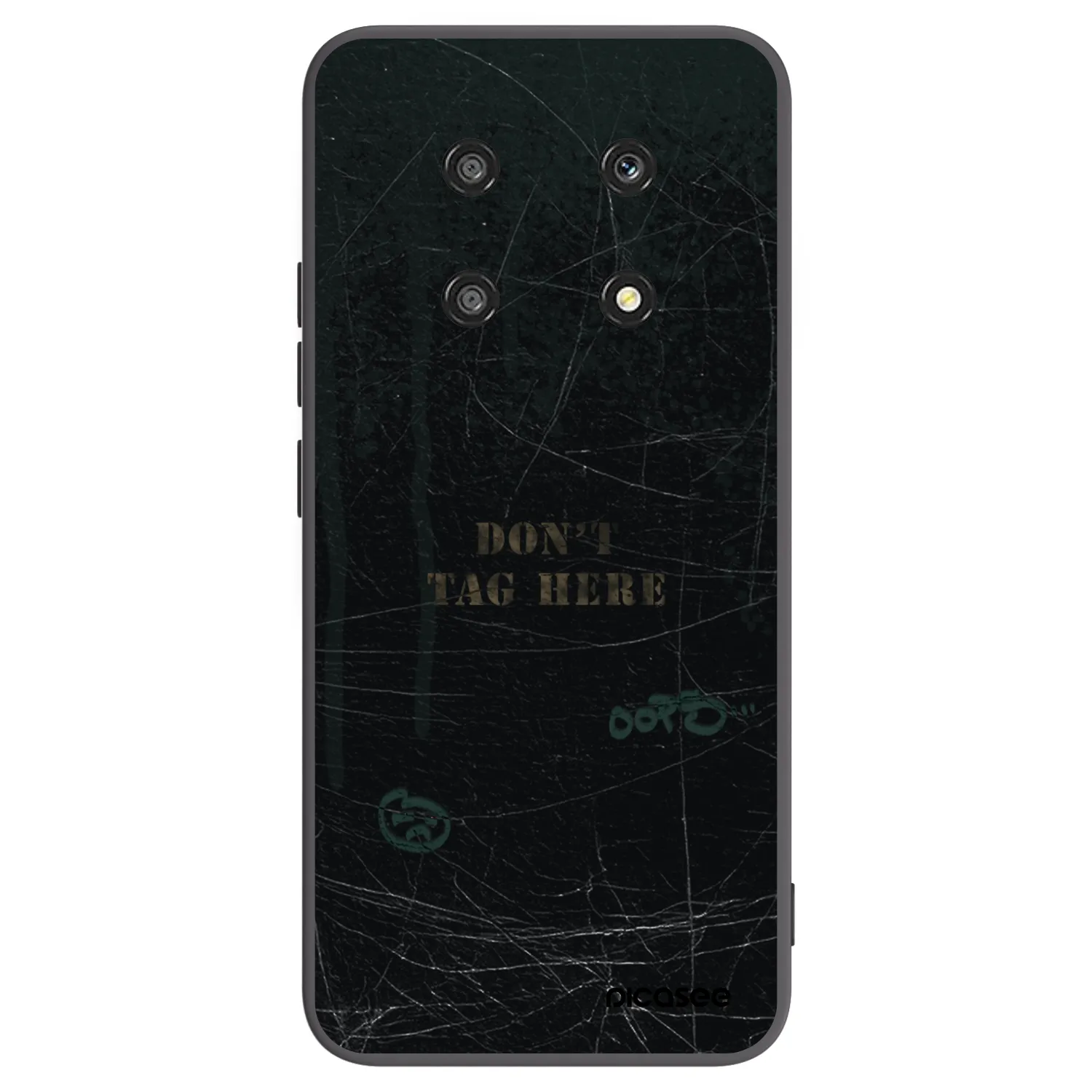 Picasee husă neagră din silicon pentru Honor Magic4 Lite 5G - DON´T TAG