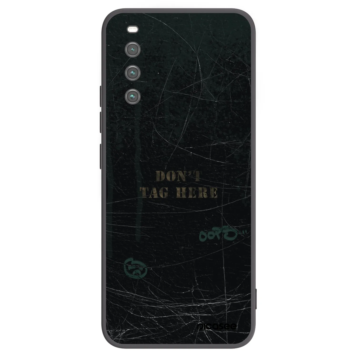 Picasee husă neagră din silicon pentru Sony Xperia 10 IV 5G - DON´T TAG