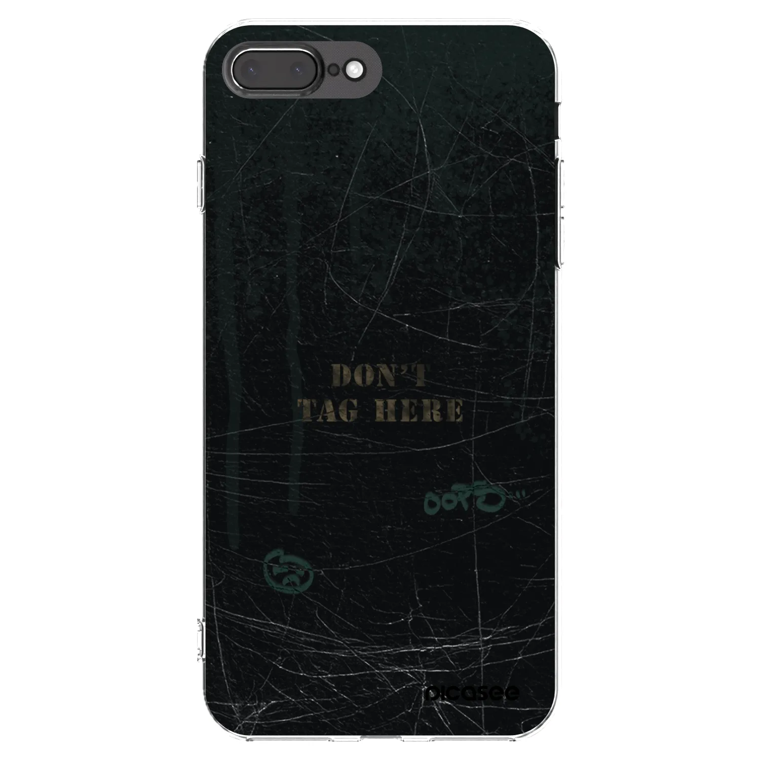 Picasee husă transparentă din silicon pentru Apple iPhone 8 Plus - DON´T TAG