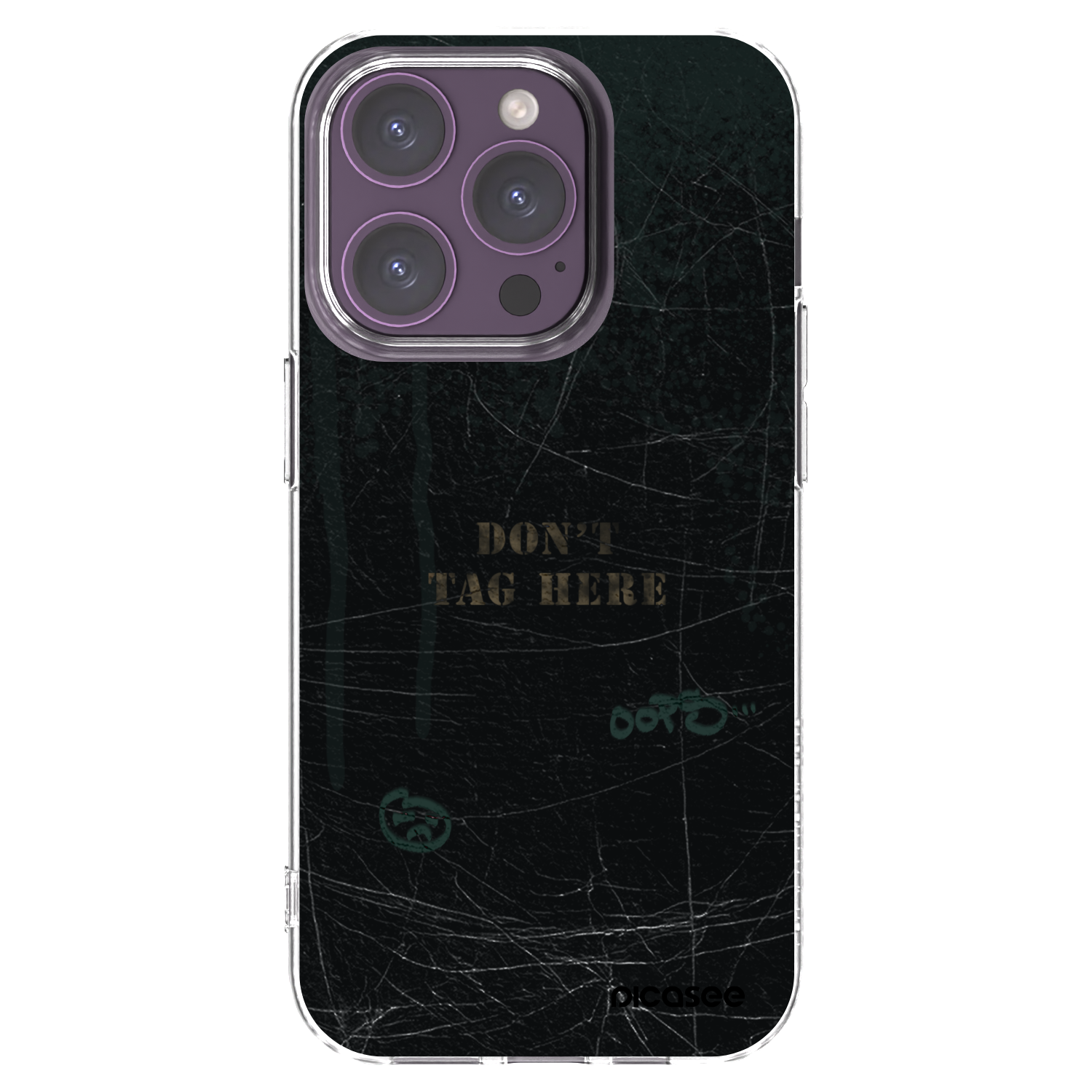 Picasee husă transparentă din silicon pentru Apple iPhone 14 Pro - DON´T TAG