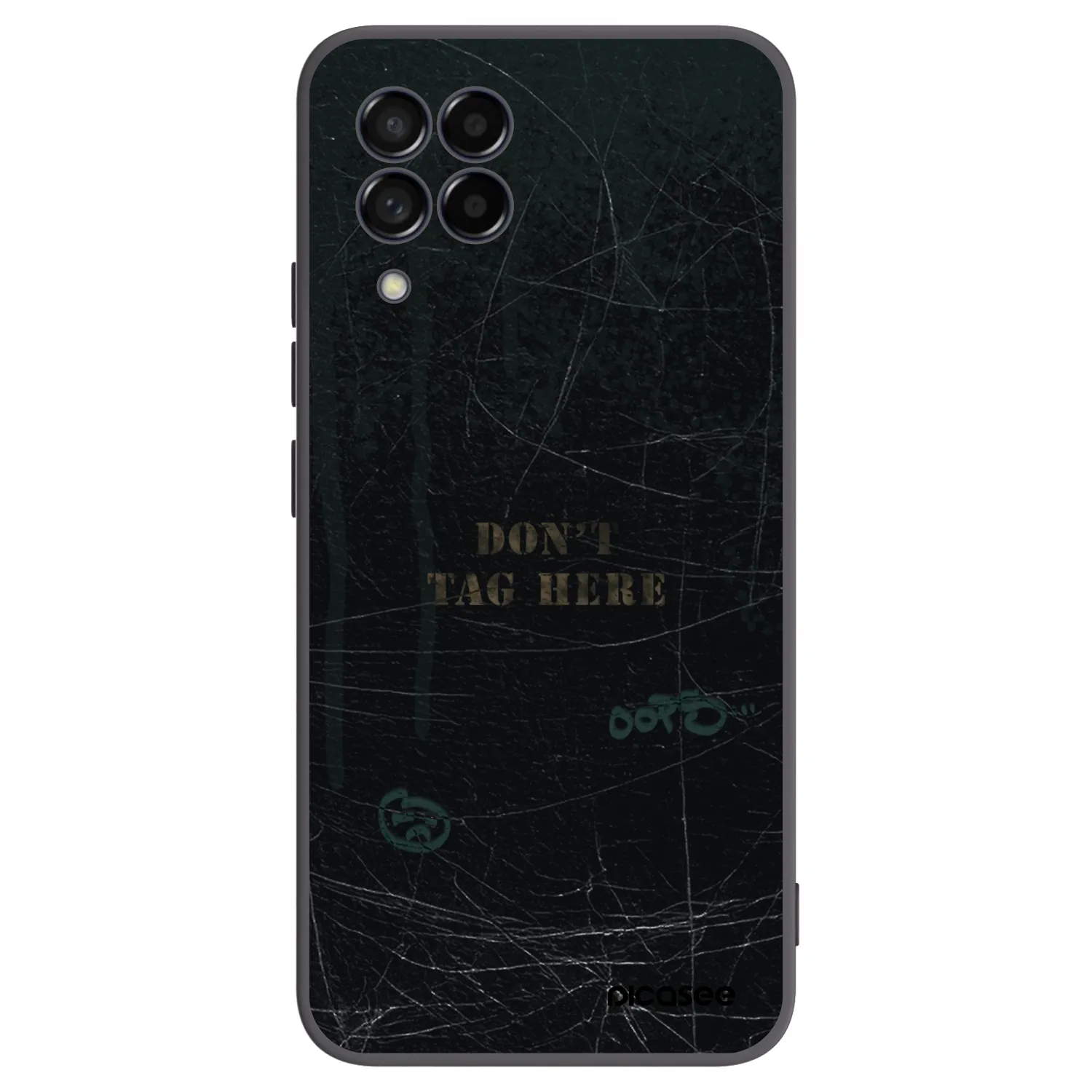 Picasee husă neagră din silicon pentru Samsung Galaxy M53 5G - DON´T TAG