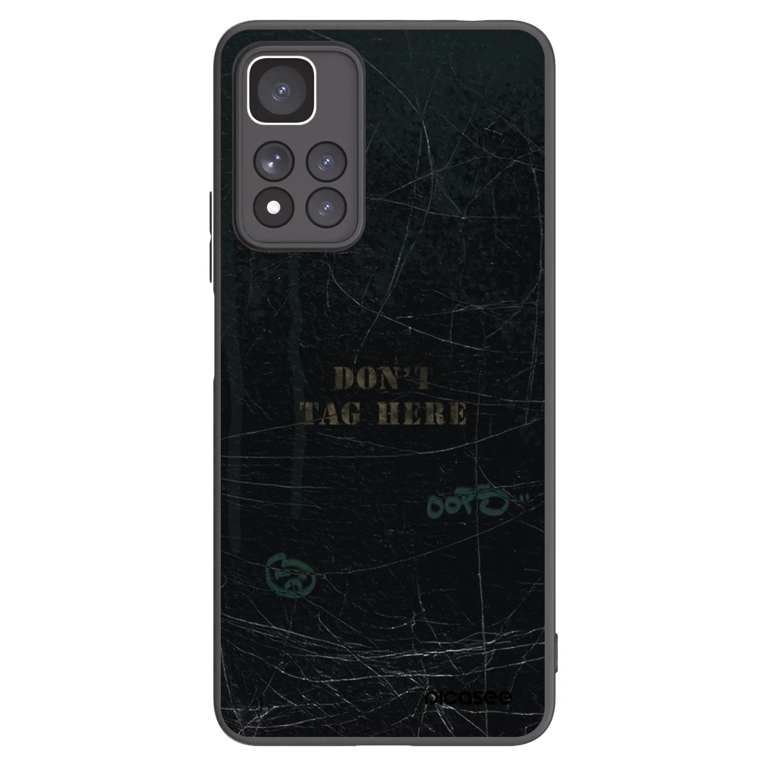 Picasee husă neagră din silicon pentru Xiaomi Redmi Note 11 Pro+ 5G - DON´T TAG