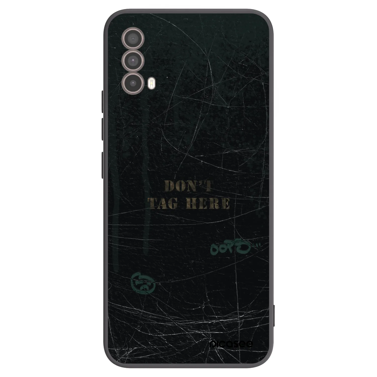 Picasee husă neagră din silicon pentru Motorola Moto E40 - DON´T TAG