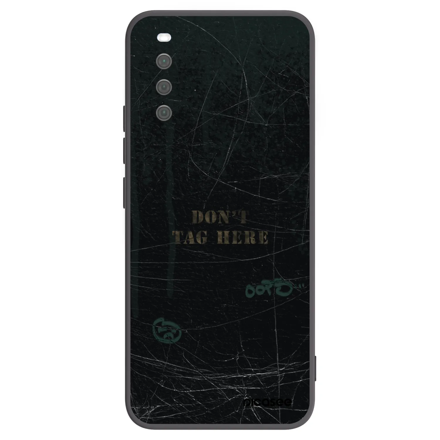 Picasee husă neagră din silicon pentru Sony Xperia 10 III - DON´T TAG