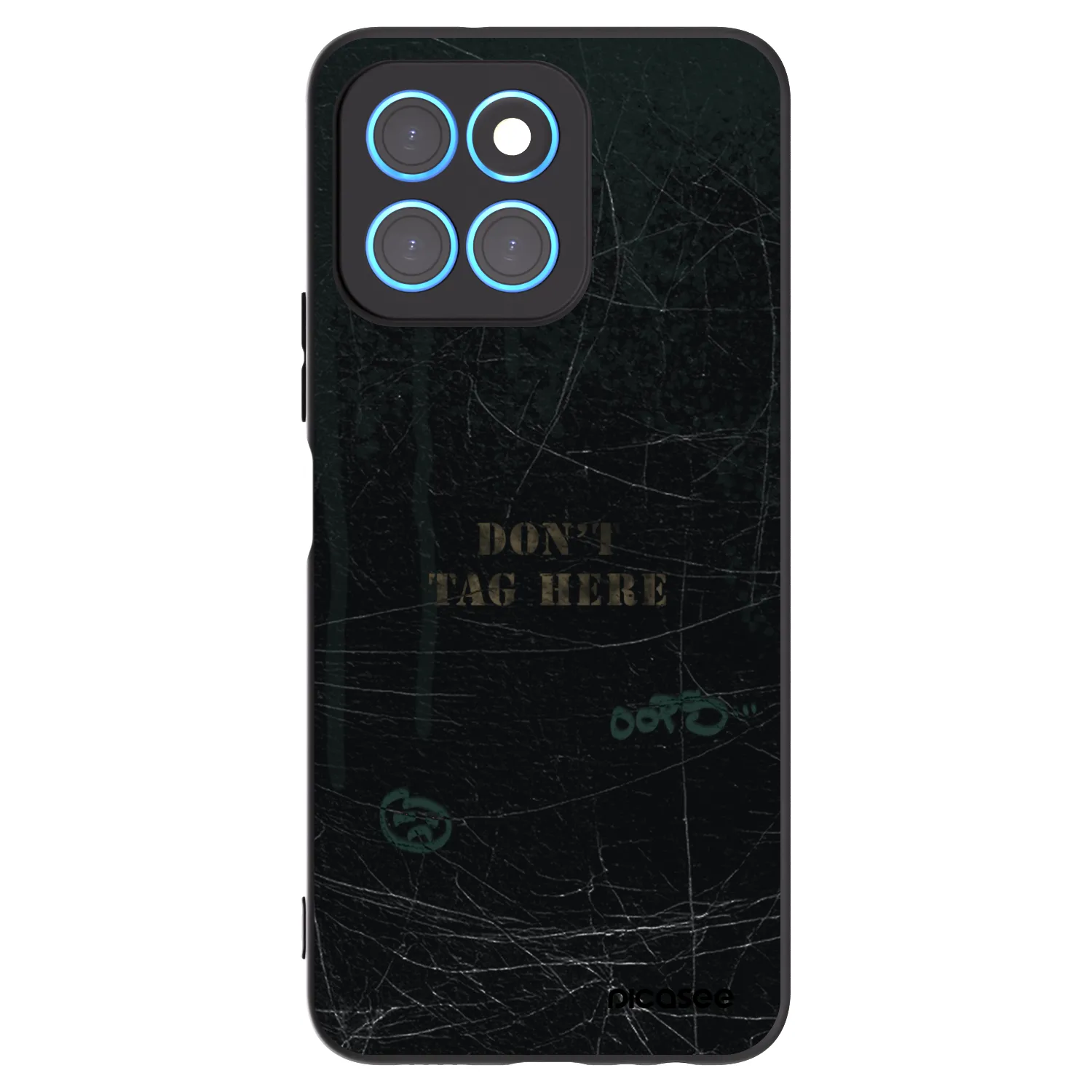 Picasee husă neagră din silicon pentru Honor X6 - DON´T TAG