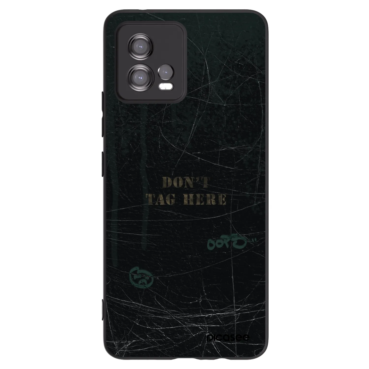 Picasee husă neagră din silicon pentru Motorola Moto G72 - DON´T TAG