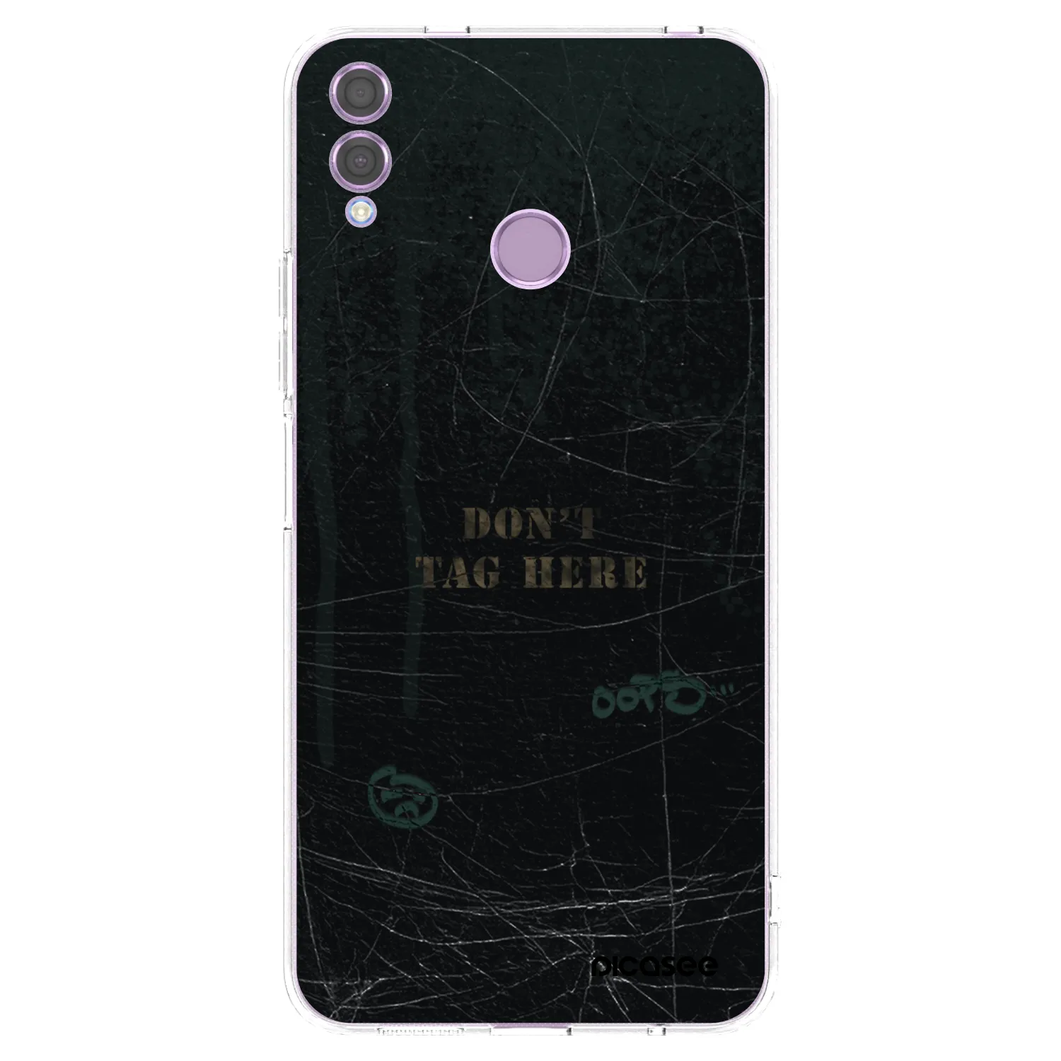 Picasee husă transparentă din silicon pentru Honor 8X - DON´T TAG