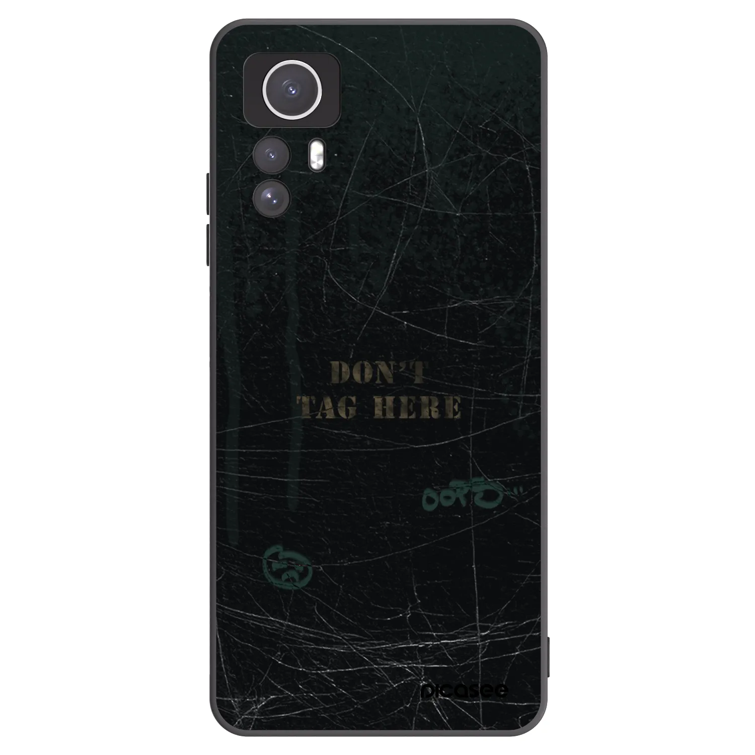 Picasee husă neagră din silicon pentru Xiaomi Redmi Note 12S - DON´T TAG
