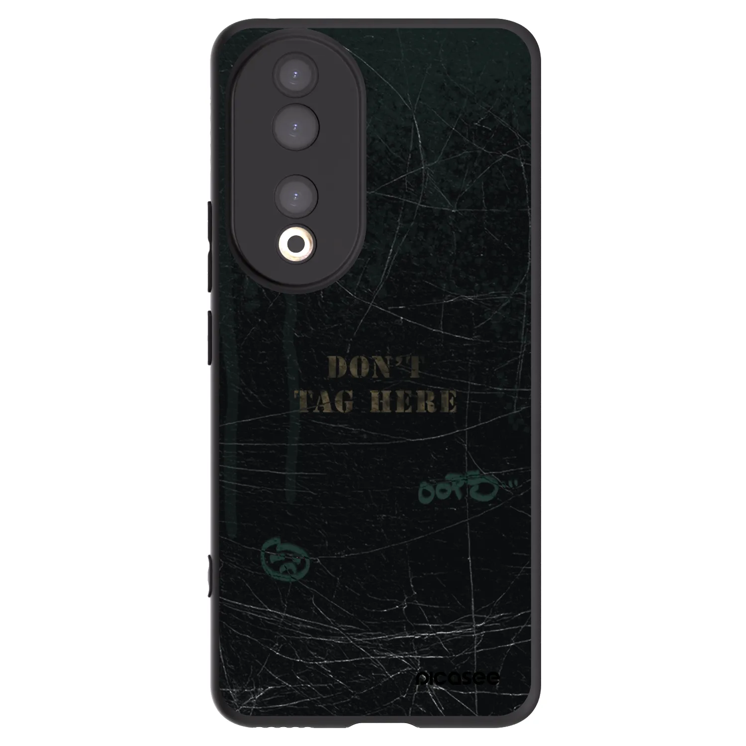 Picasee husă neagră din silicon pentru Honor 90 5G - DON´T TAG