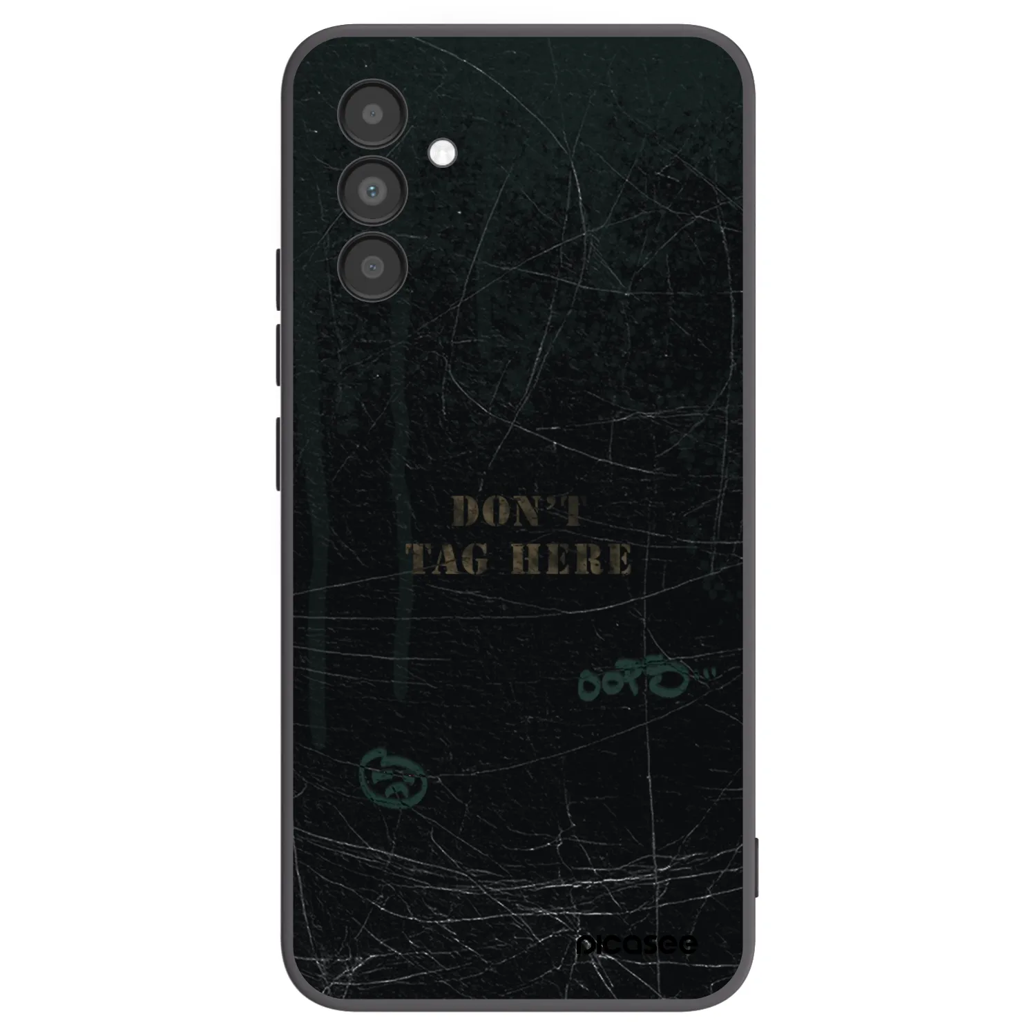 Picasee husă neagră din silicon pentru Samsung Galaxy A04s A047F - DON´T TAG