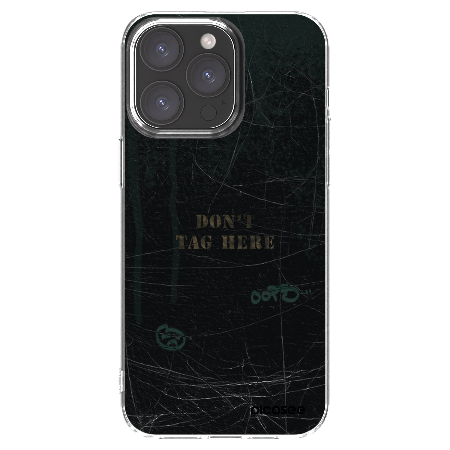 Picasee husă transparentă din silicon pentru Apple iPhone 15 Pro Max - DON´T TAG