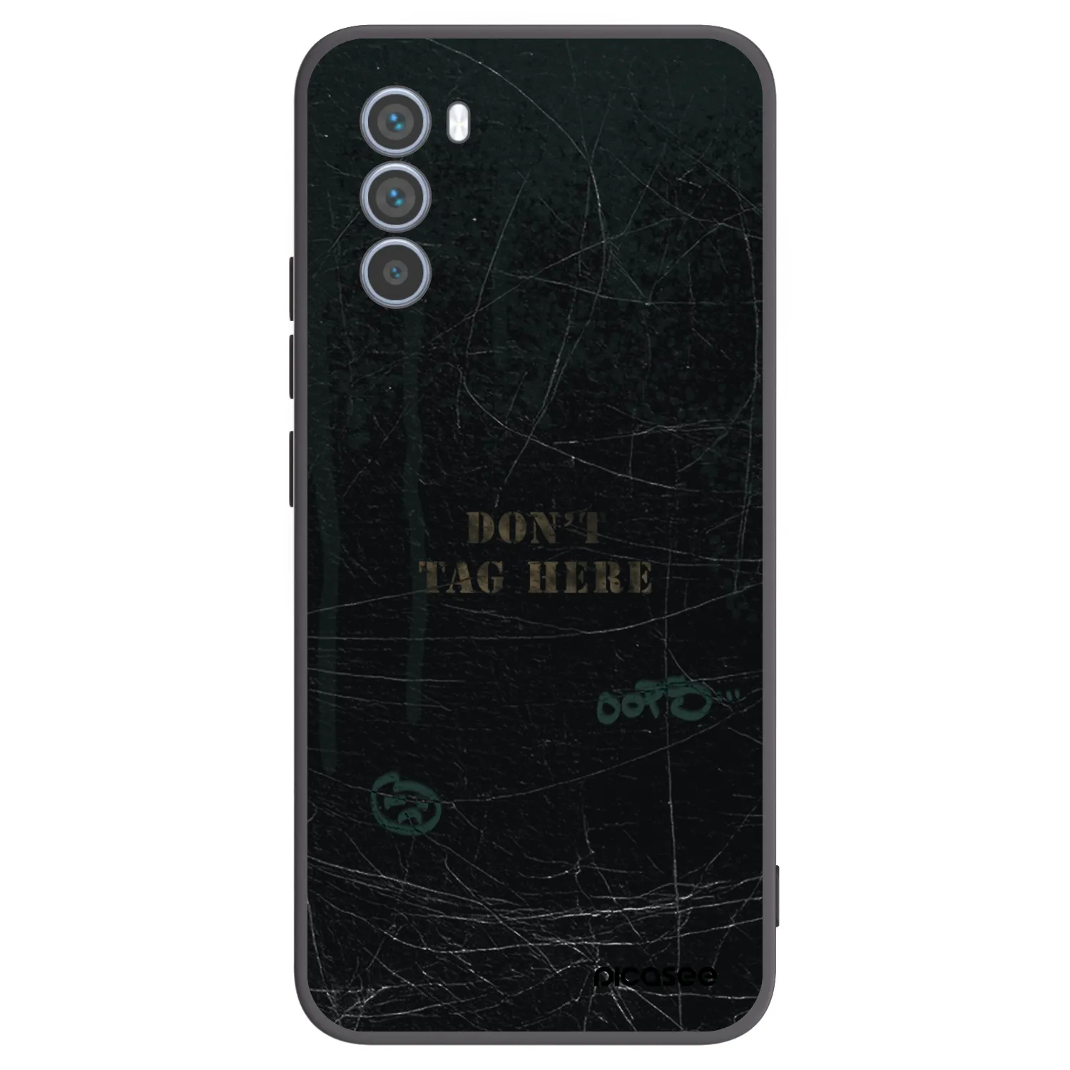Picasee husă neagră din silicon pentru Motorola Moto G62 - DON´T TAG