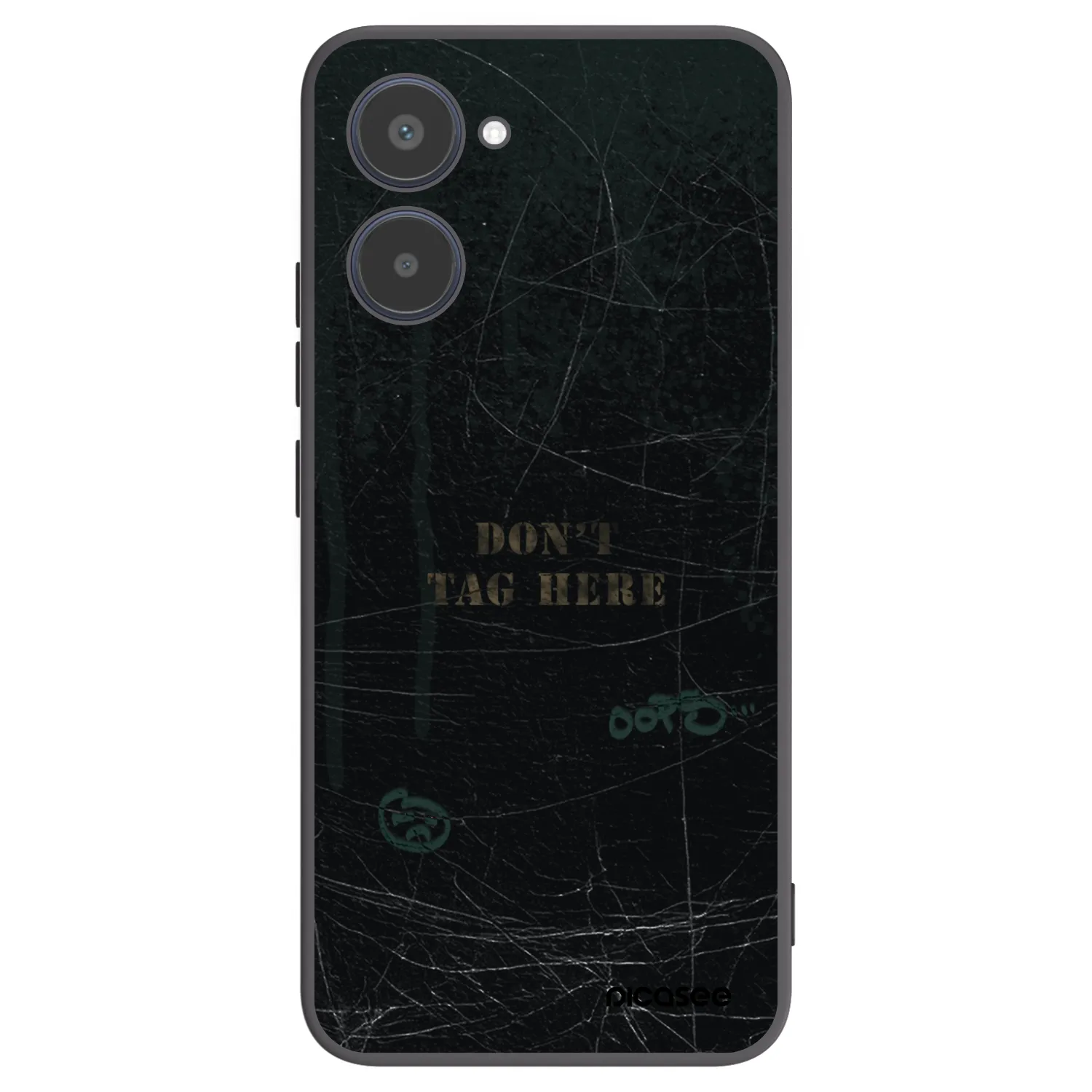 Picasee husă neagră din silicon pentru Realme 10 4G - DON´T TAG