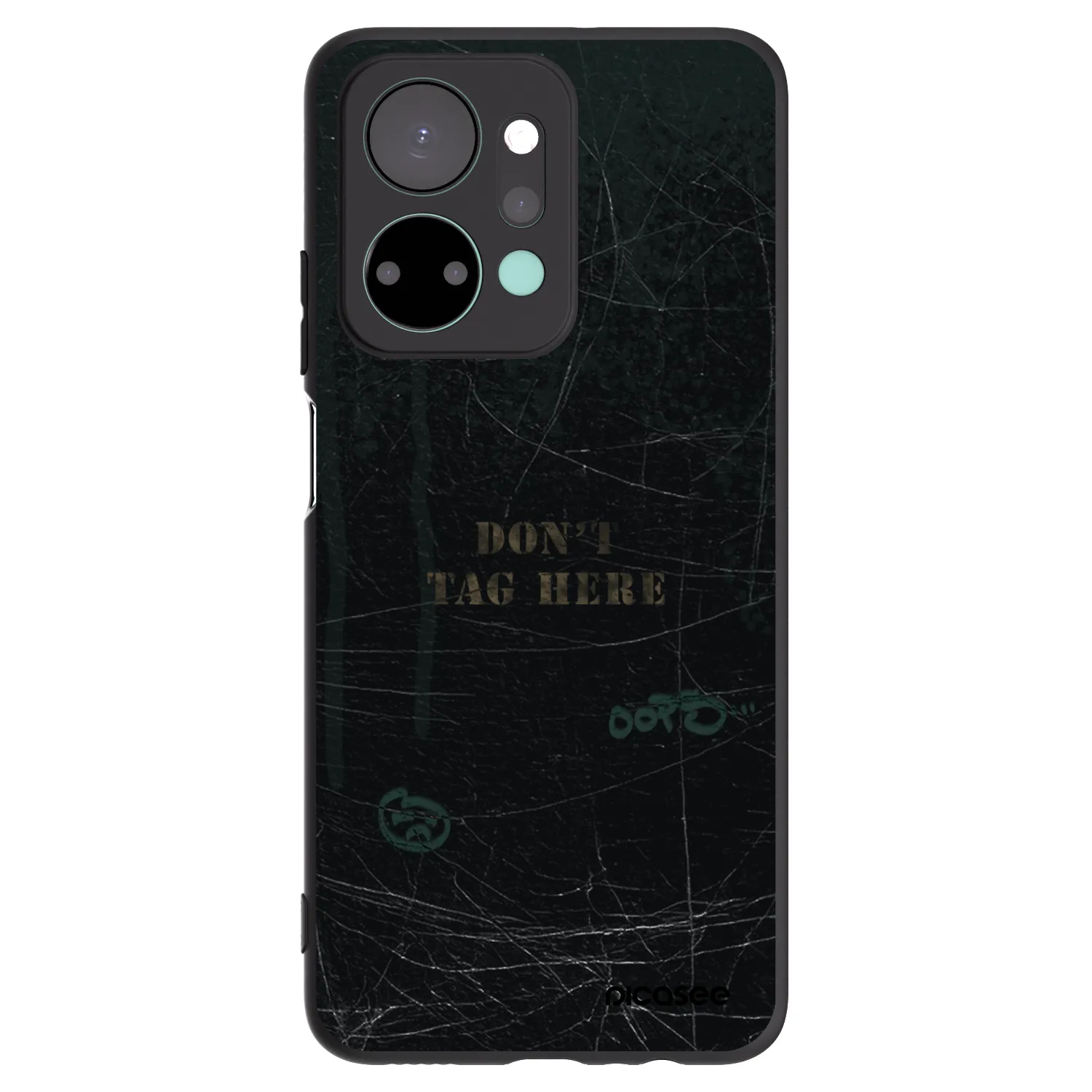 Picasee husă neagră din silicon pentru Honor X7a - DON´T TAG