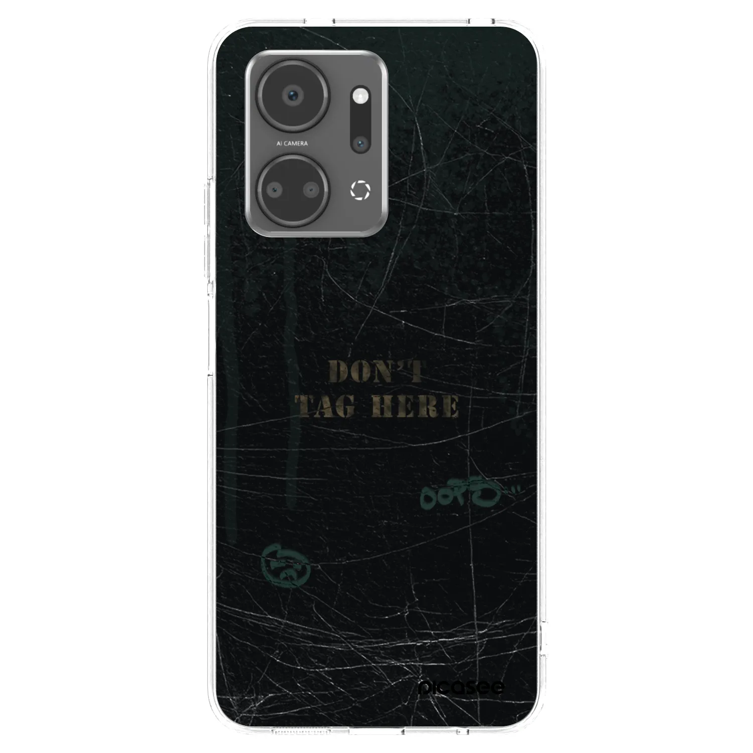 Picasee husă transparentă din silicon pentru Honor X7a - DON´T TAG