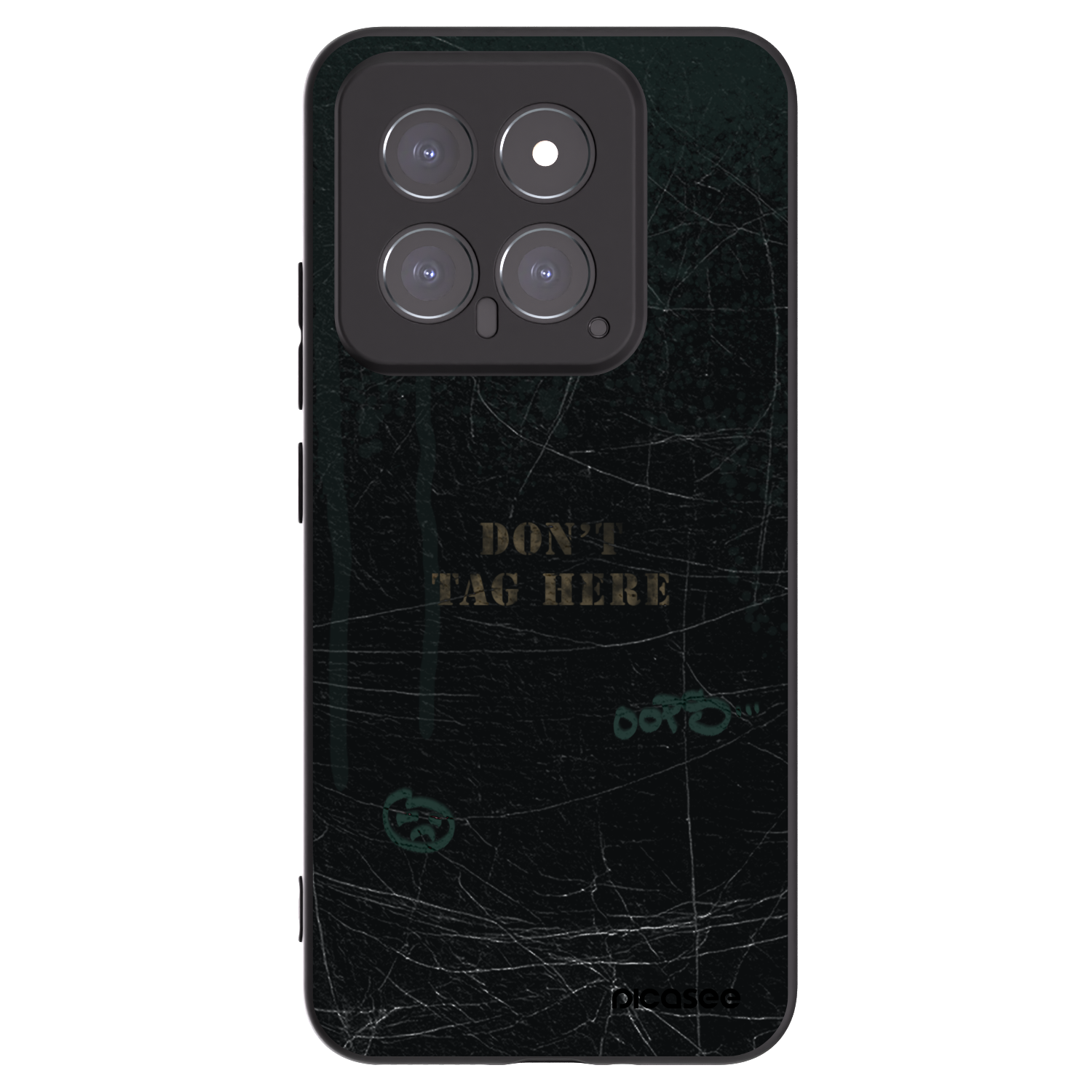 Picasee husă neagră din silicon pentru Xiaomi 14 - DON´T TAG