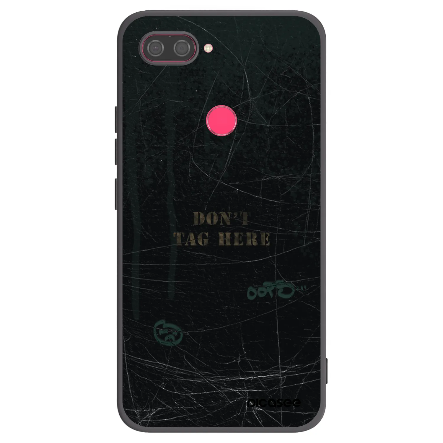 Picasee husă neagră din silicon pentru Xiaomi Mi 8 Lite - DON´T TAG