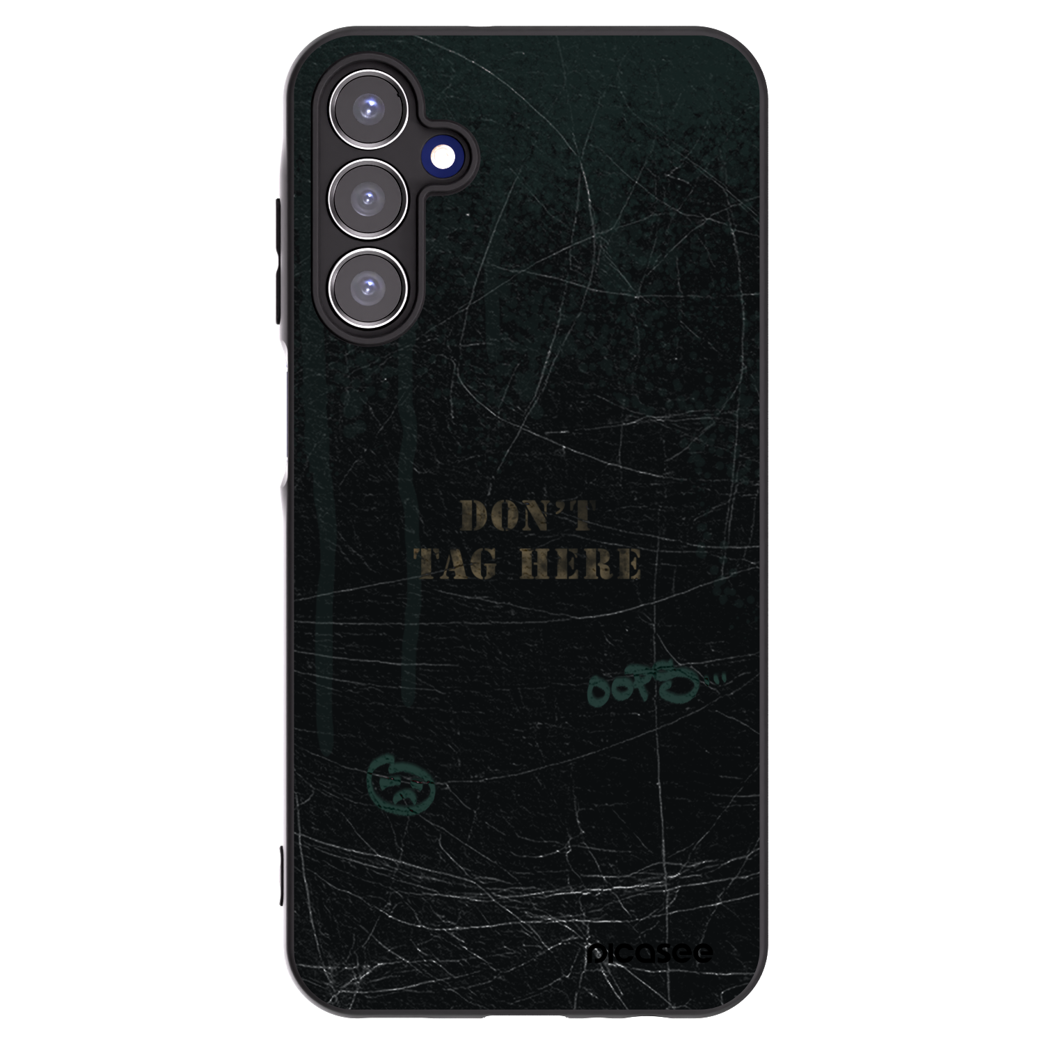 Picasee husă neagră din silicon pentru Samsung Galaxy A15 A156B 5G - DON´T TAG