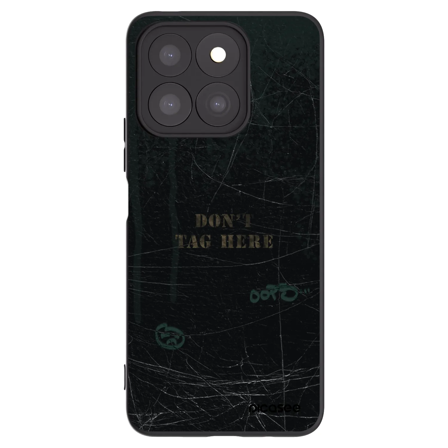 Picasee husă neagră din silicon pentru Honor X8b - DON´T TAG