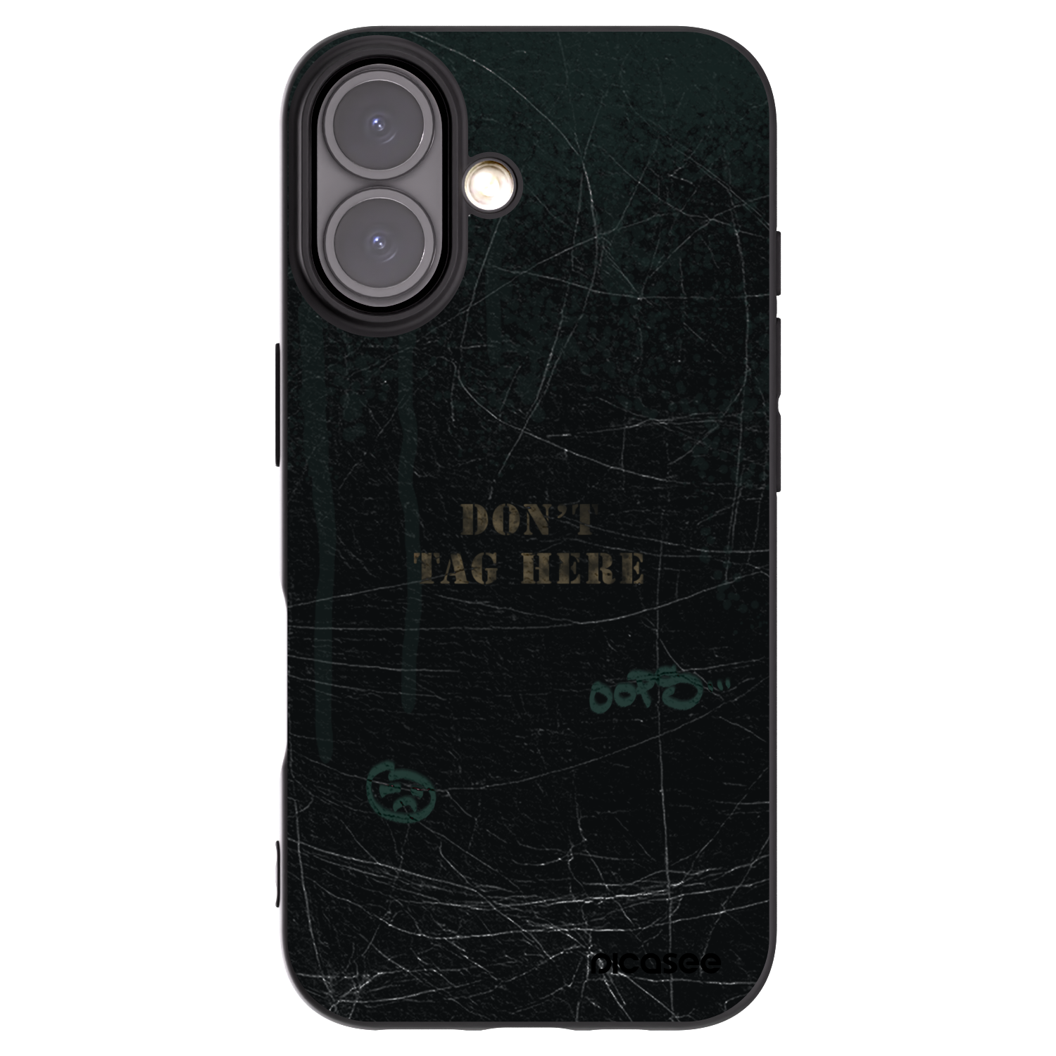 Picasee husă neagră din silicon pentru Apple iPhone 16 - DON´T TAG