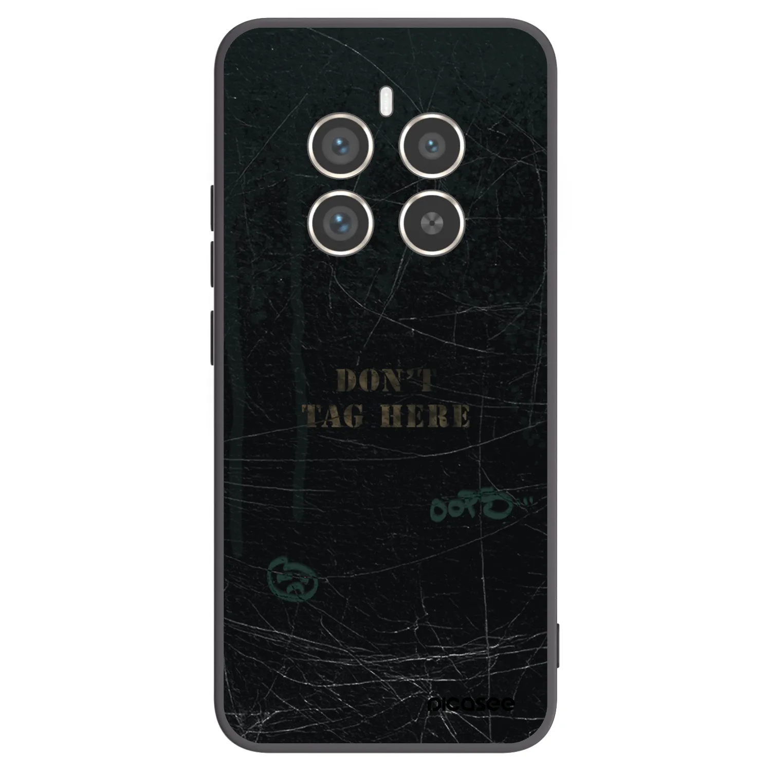 Picasee husă neagră din silicon pentru Realme 12 Pro 5G - DON´T TAG