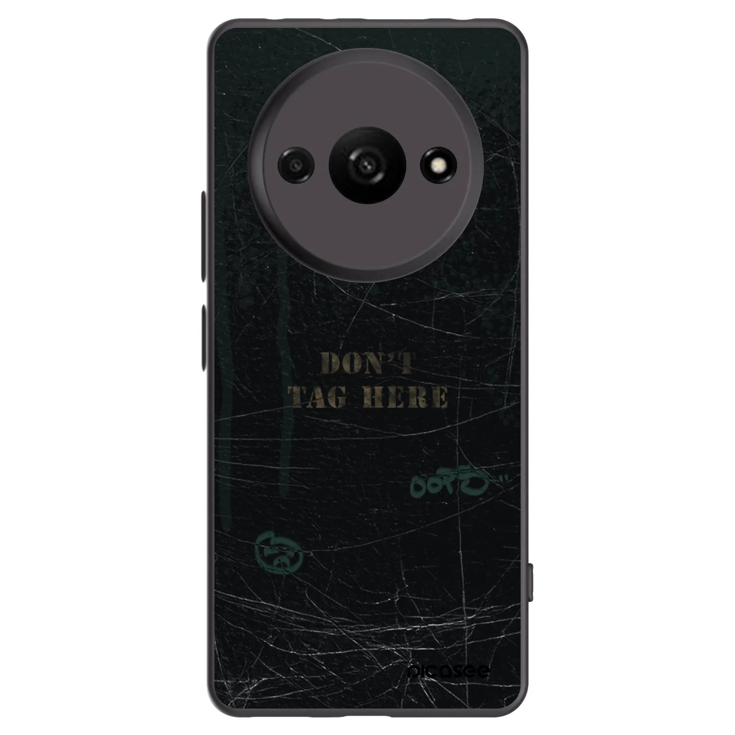 Picasee husă neagră din silicon pentru Xiaomi Redmi A3 - DON´T TAG