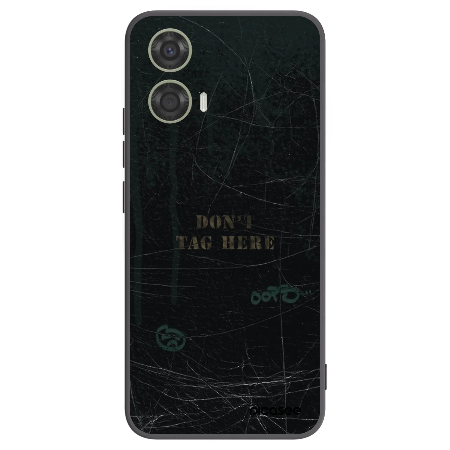 Picasee husă neagră din silicon pentru Motorola Moto G24 - DON´T TAG