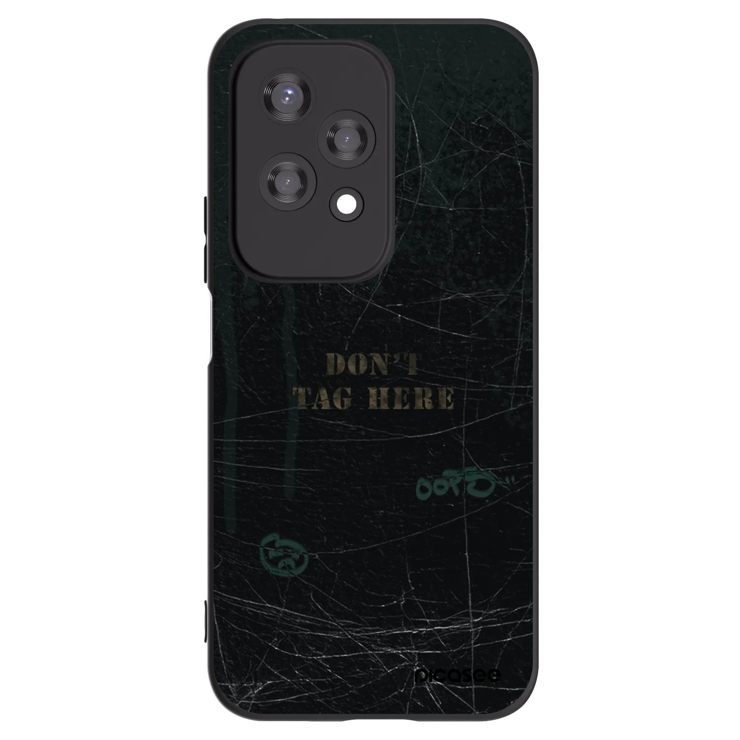 Picasee husă neagră din silicon pentru Honor 200 Lite - DON´T TAG