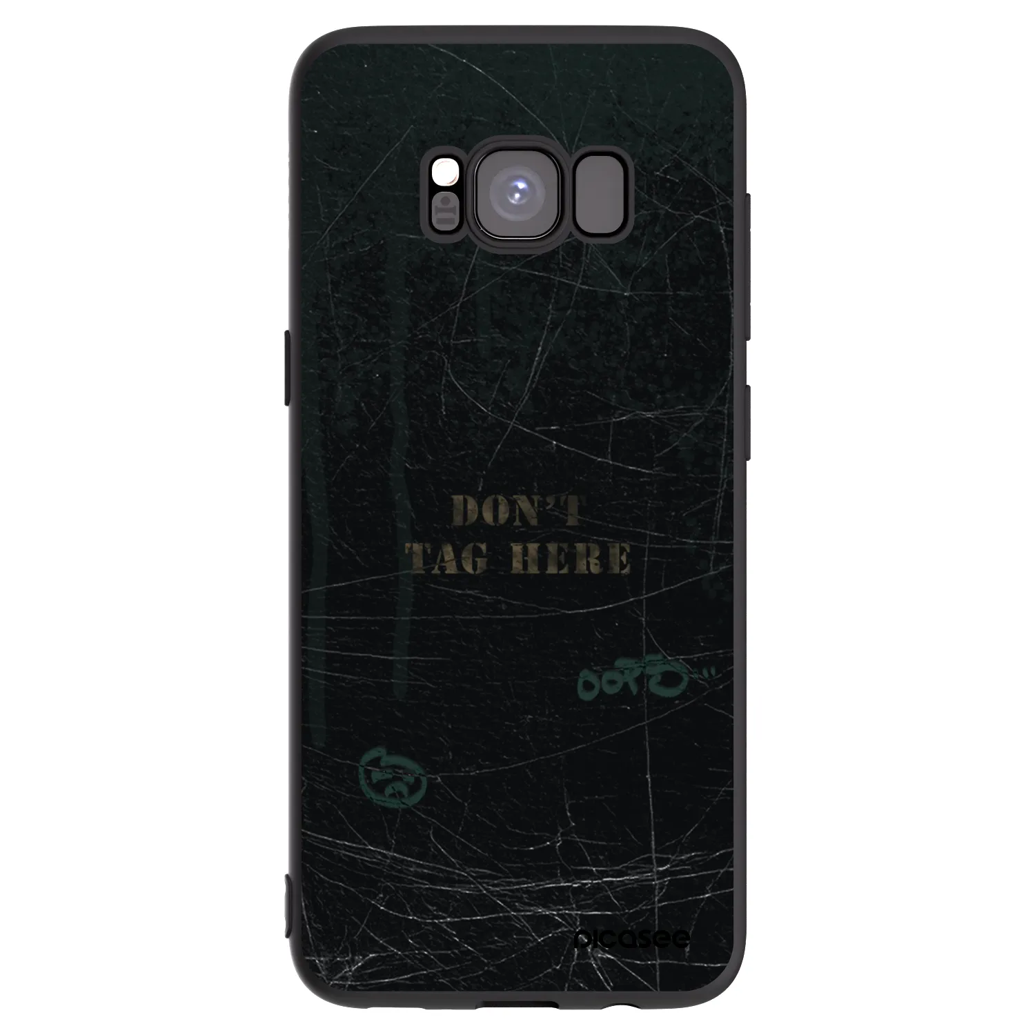 Picasee husă neagră din silicon pentru Samsung Galaxy S8 G950F - DON´T TAG