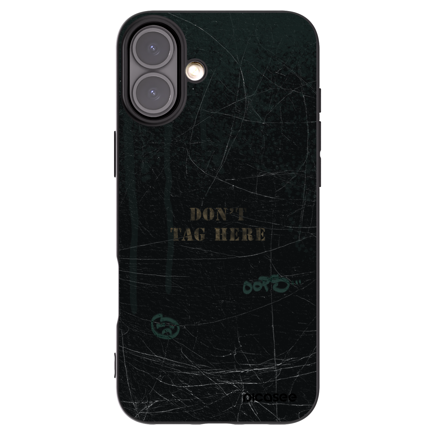 Picasee husă neagră din silicon pentru Apple iPhone 16 Plus - DON´T TAG