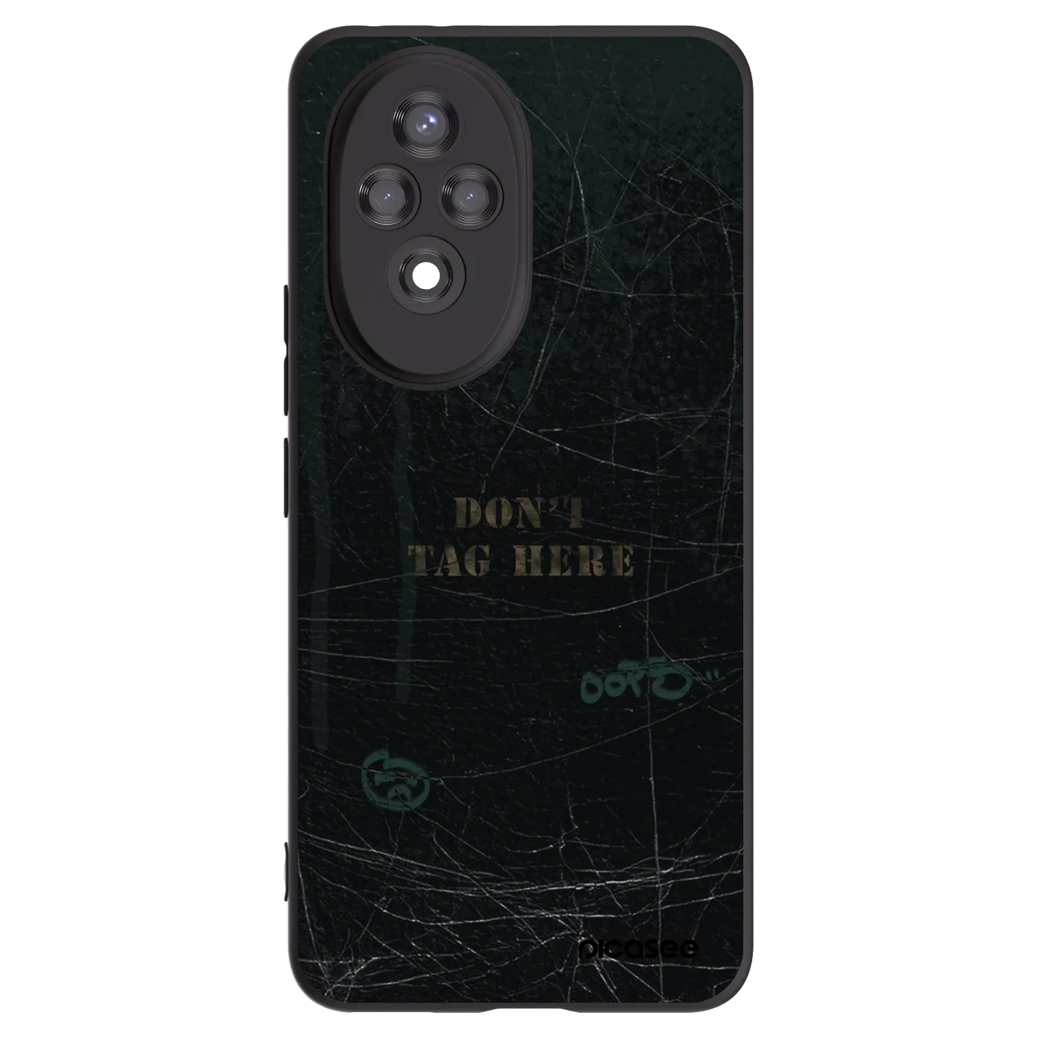 Picasee husă neagră din silicon pentru Honor 200 5G - DON´T TAG